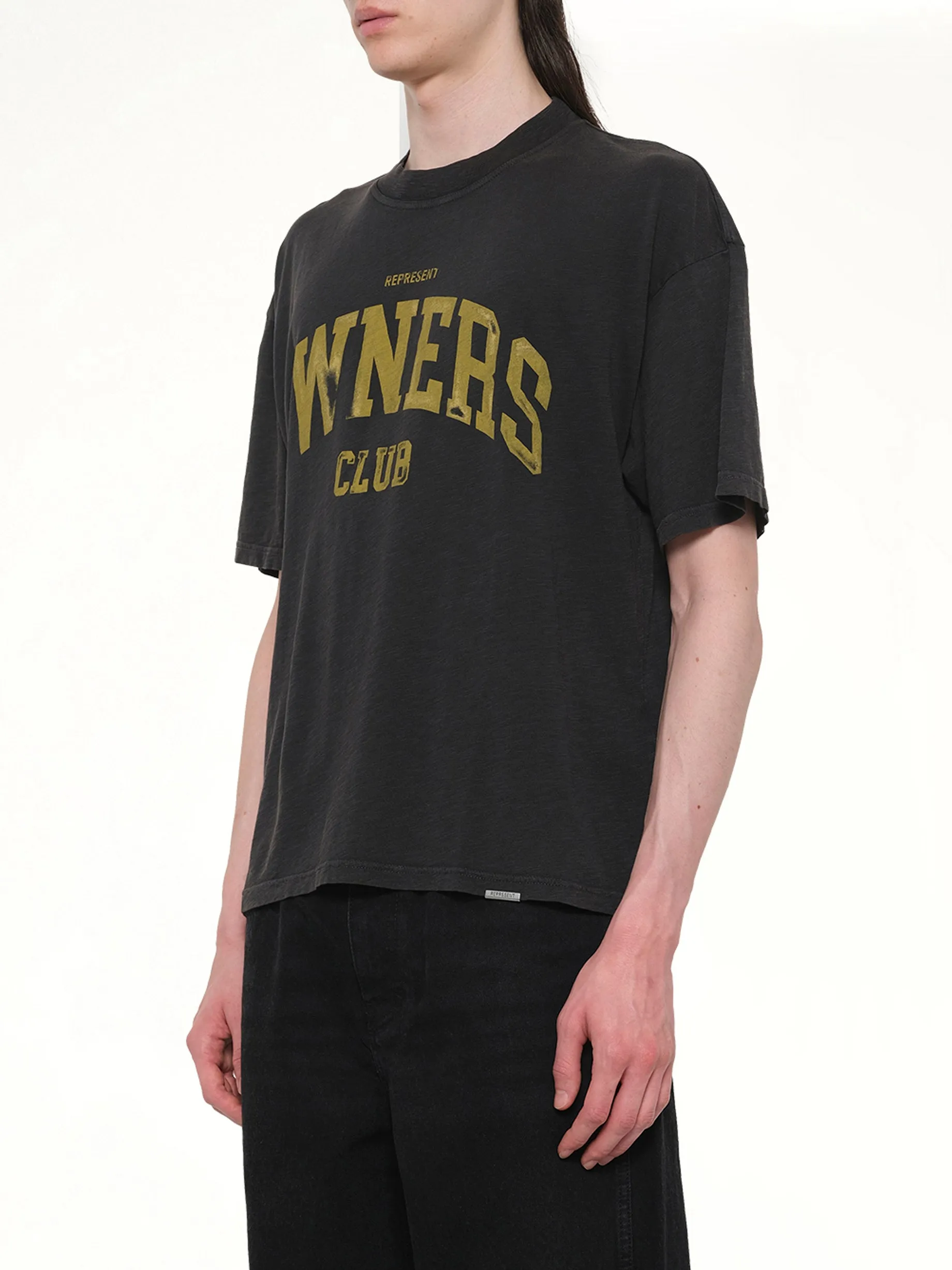 Represent Owners Club T-Shirt in Faded Black sold by MARAIS product image thumbnail 3