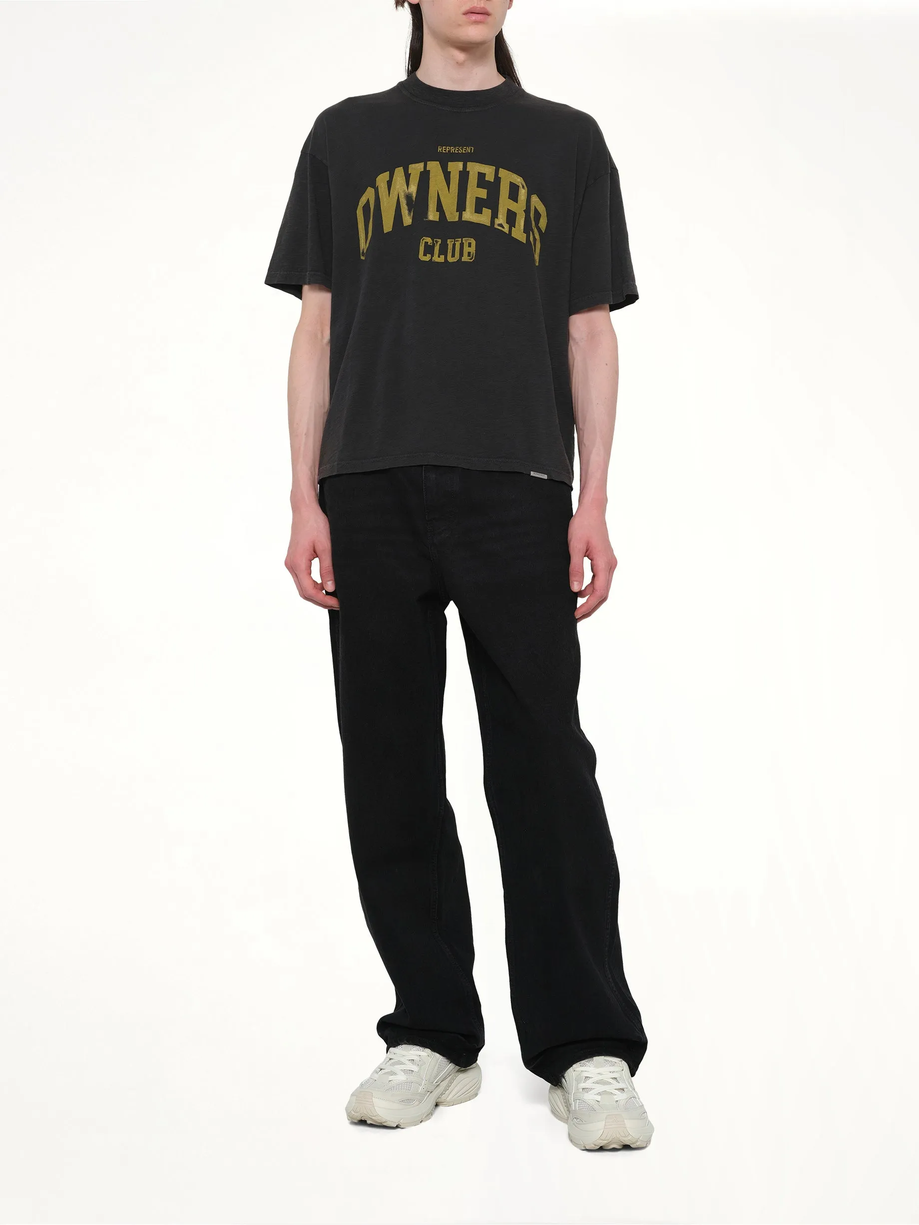 Represent Owners Club T-Shirt in Faded Black sold by MARAIS product image thumbnail 4