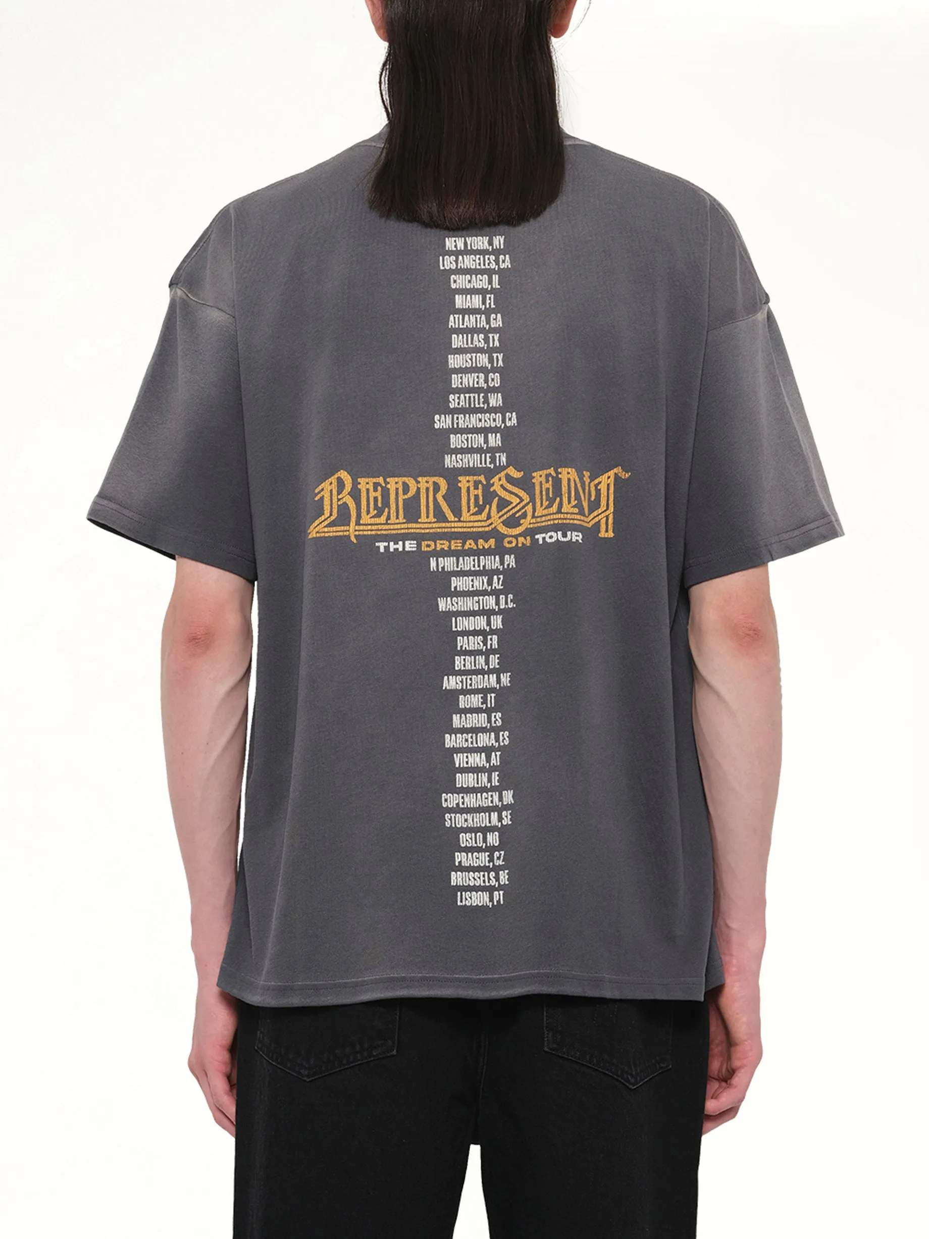 Golden Tour T-Shirt in Sun Fade Grey sold by MARAIS product image thumbnail 5