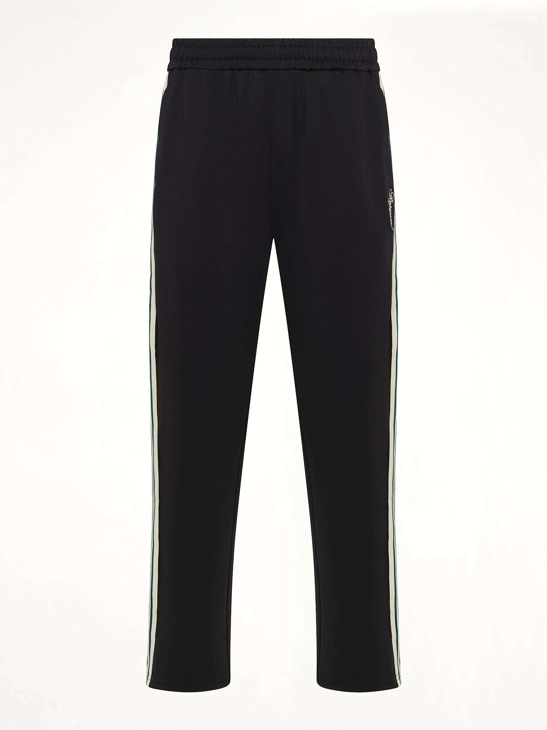 Taped Track Pant in Jet Black sold by MARAIS product image thumbnail 2