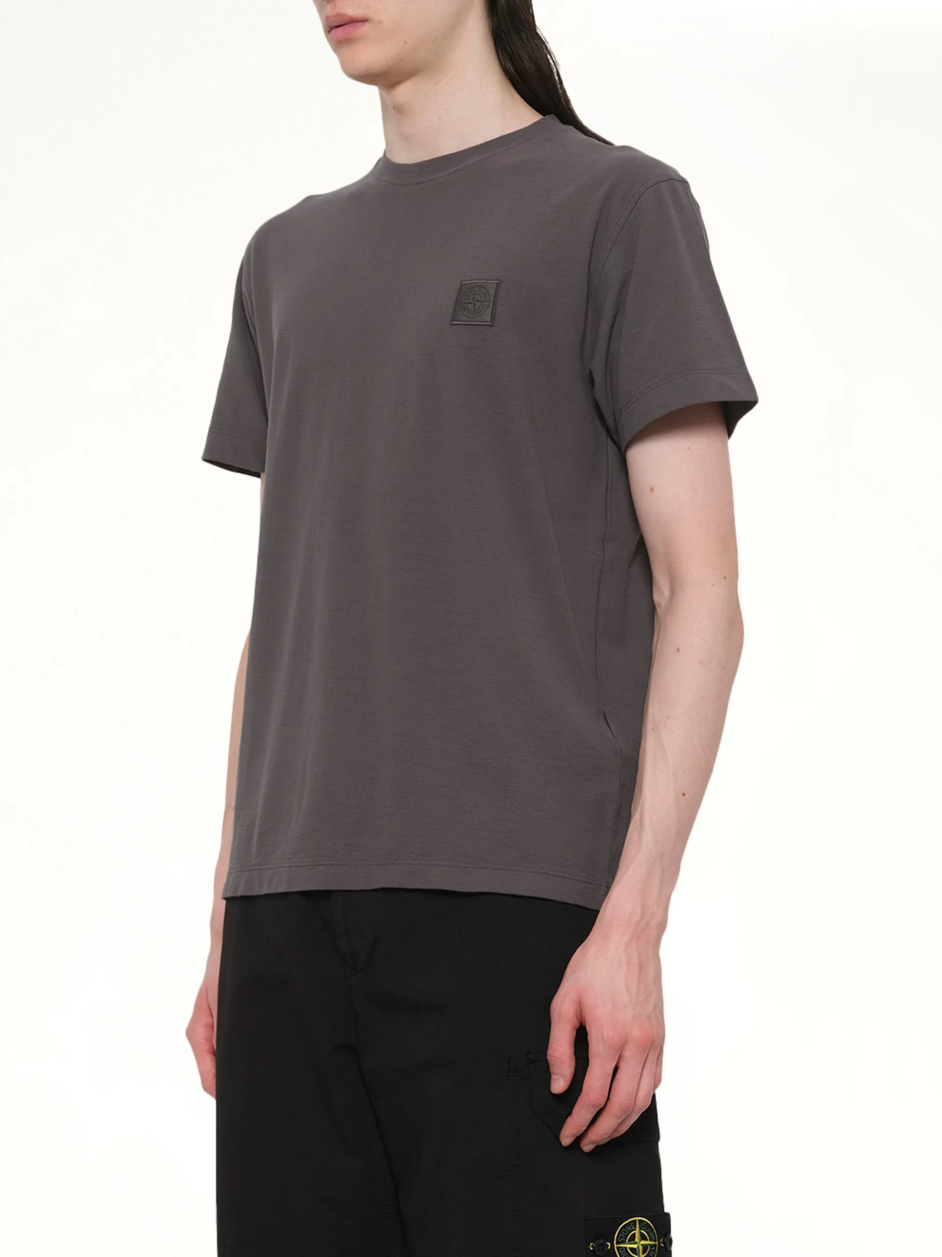 210003 Ghost S/S T-Shirt in Dark Grey sold by MARAIS product image thumbnail 3