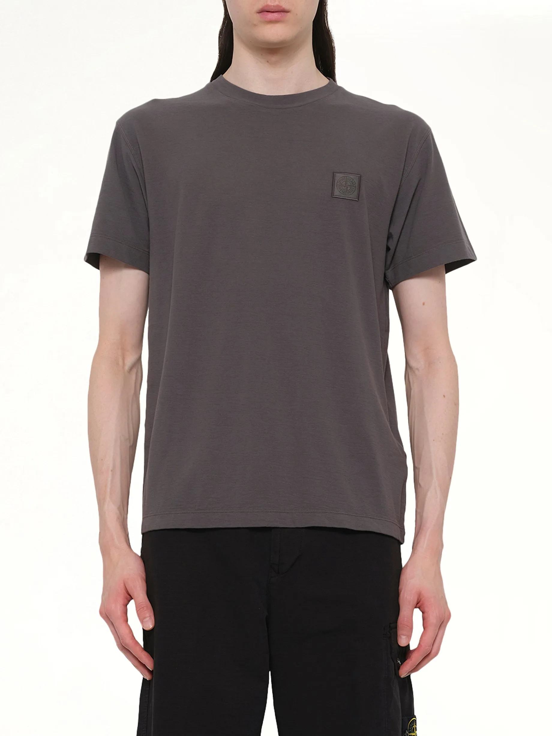 210003 Ghost S/S T-Shirt in Dark Grey sold by MARAIS