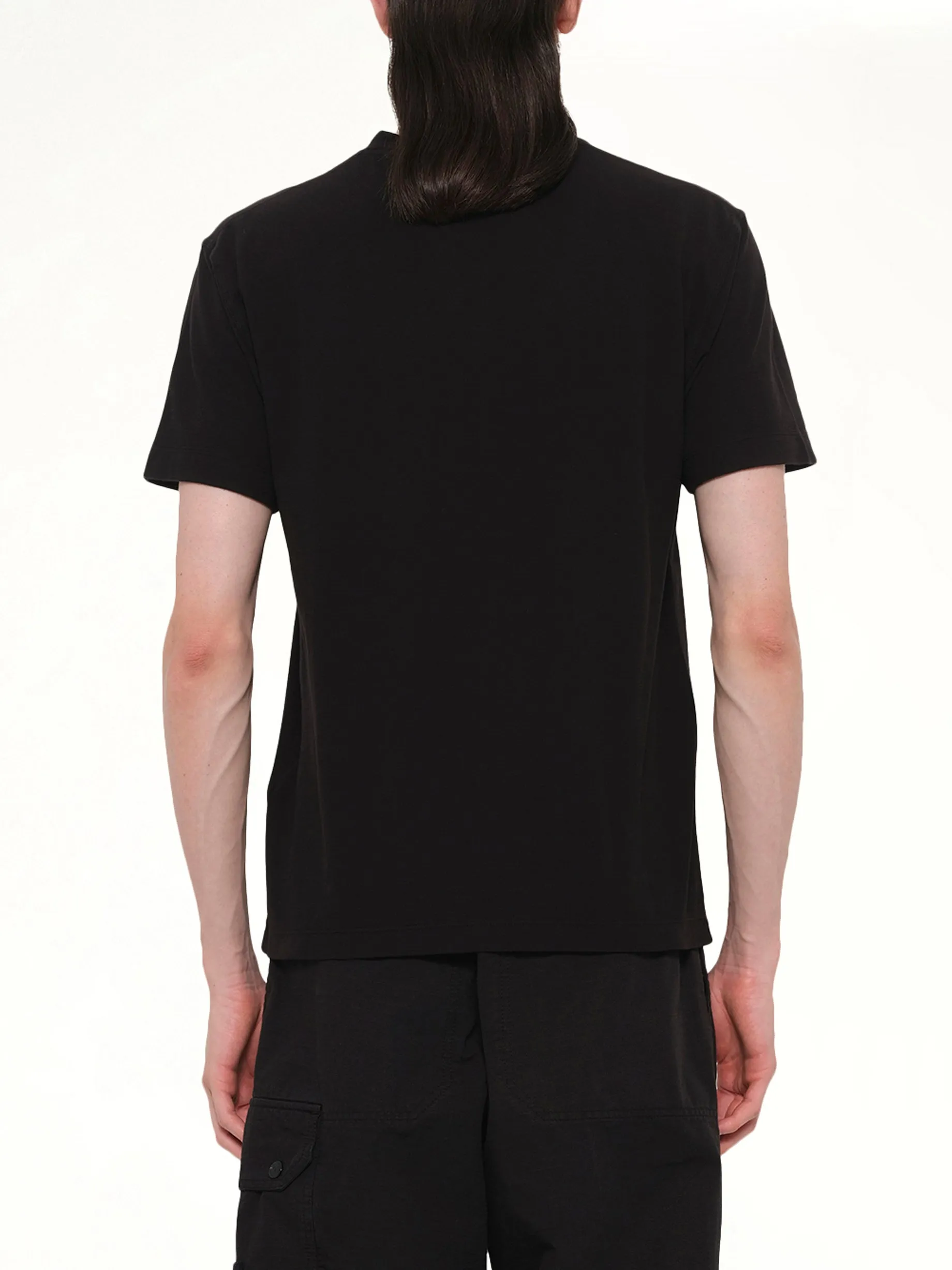 210003 Ghost S/S T-Shirt in Black sold by MARAIS product image thumbnail 5