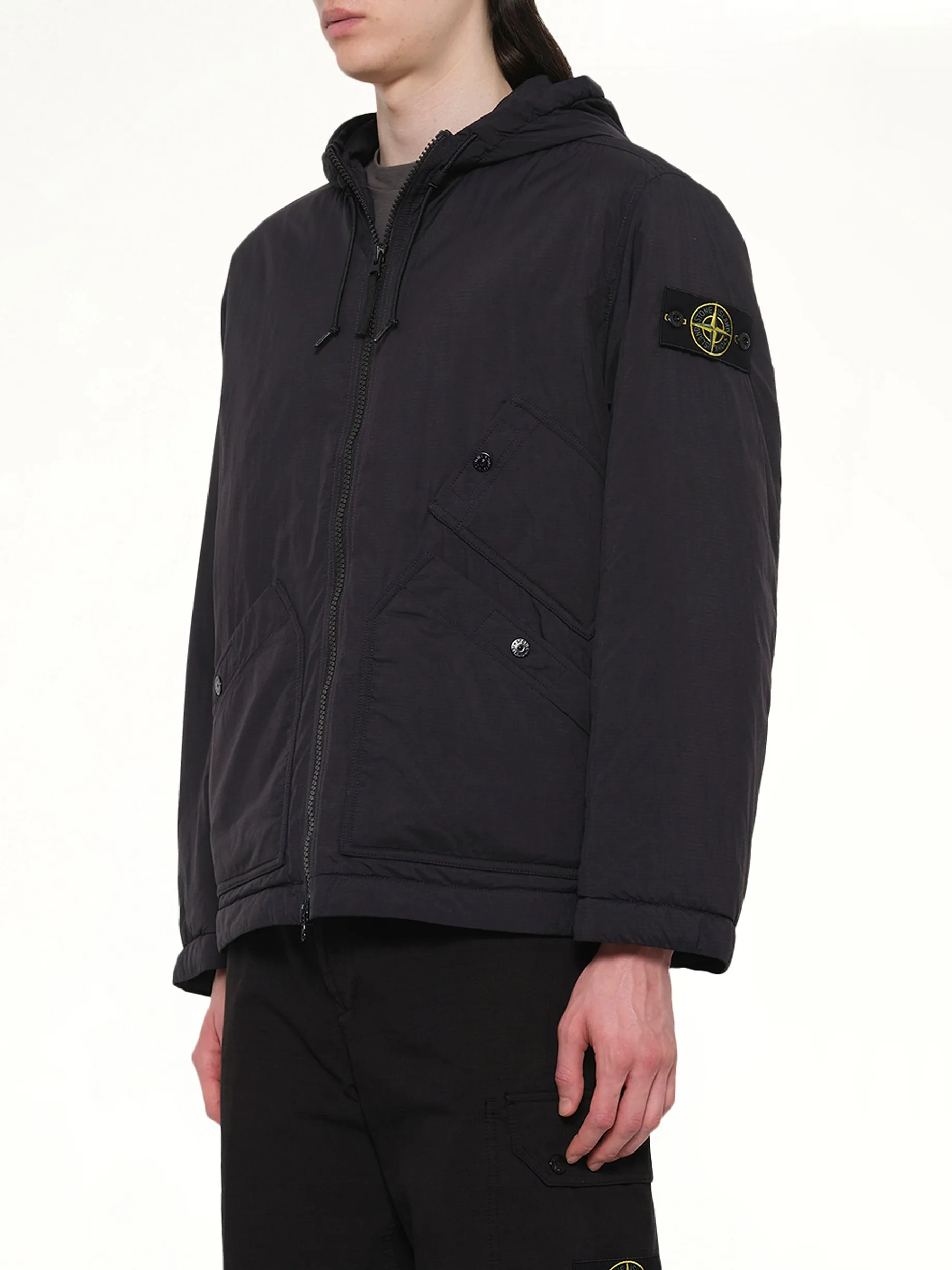 4100018 Ripstop Short Parka in Black sold by MARAIS product image thumbnail 3