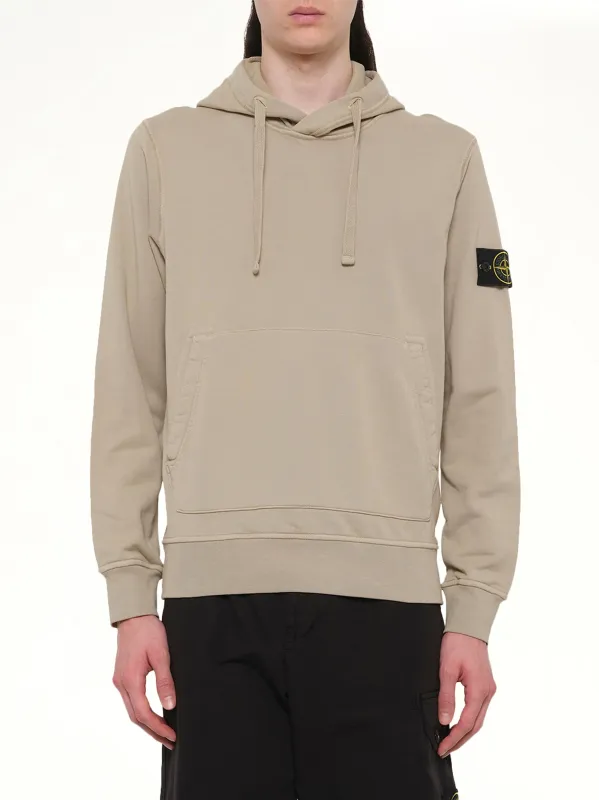 610006 Cotton Fleece Hoodie in Desert sold by MARAIS