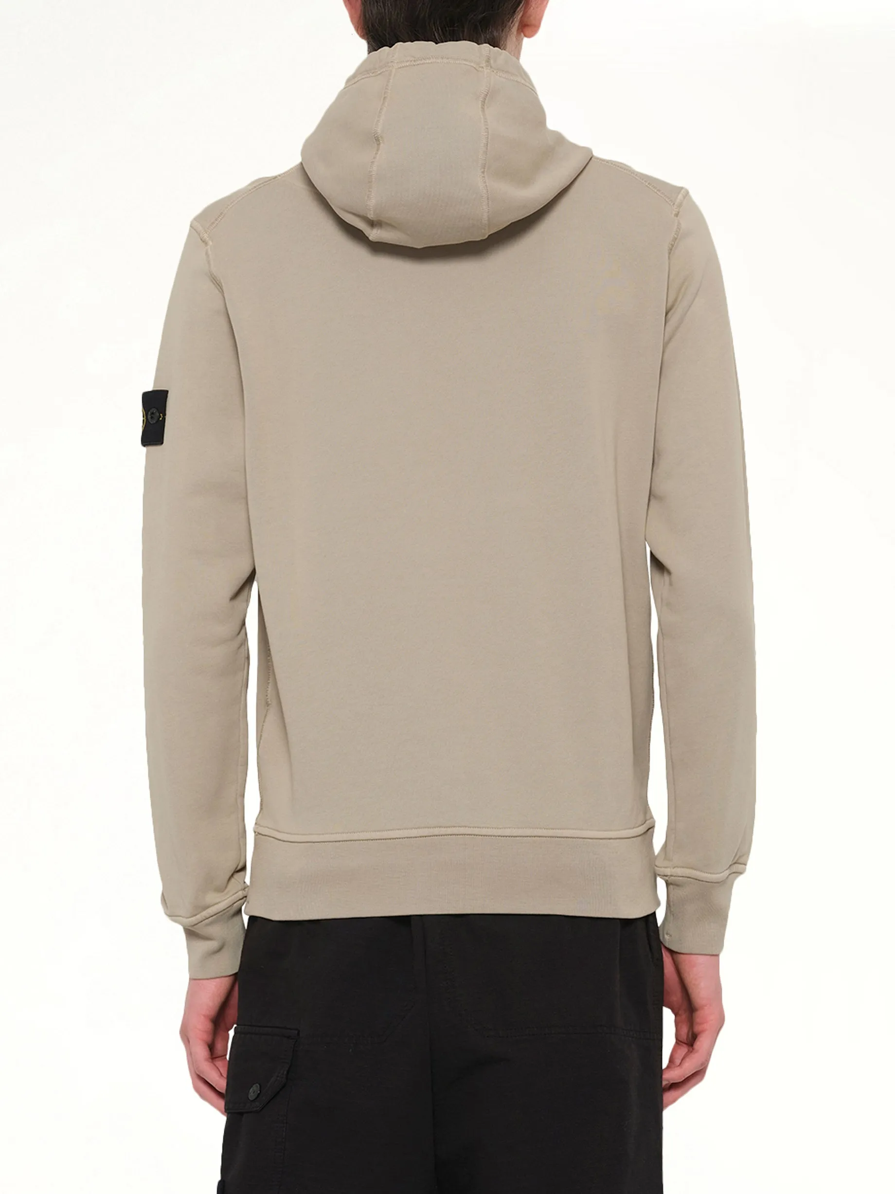 610006 Cotton Fleece Hoodie in Desert sold by MARAIS product image thumbnail 5