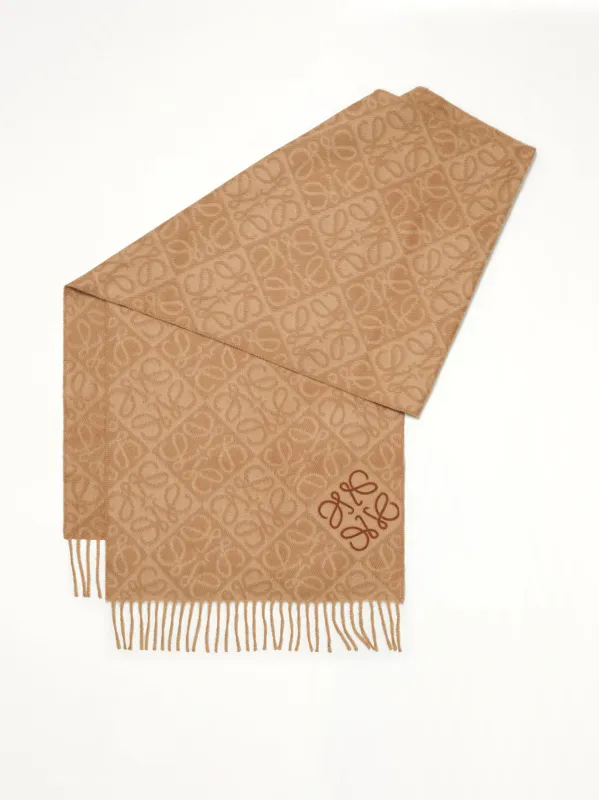 Anagram Scarf in Mocha sold by MARAIS
