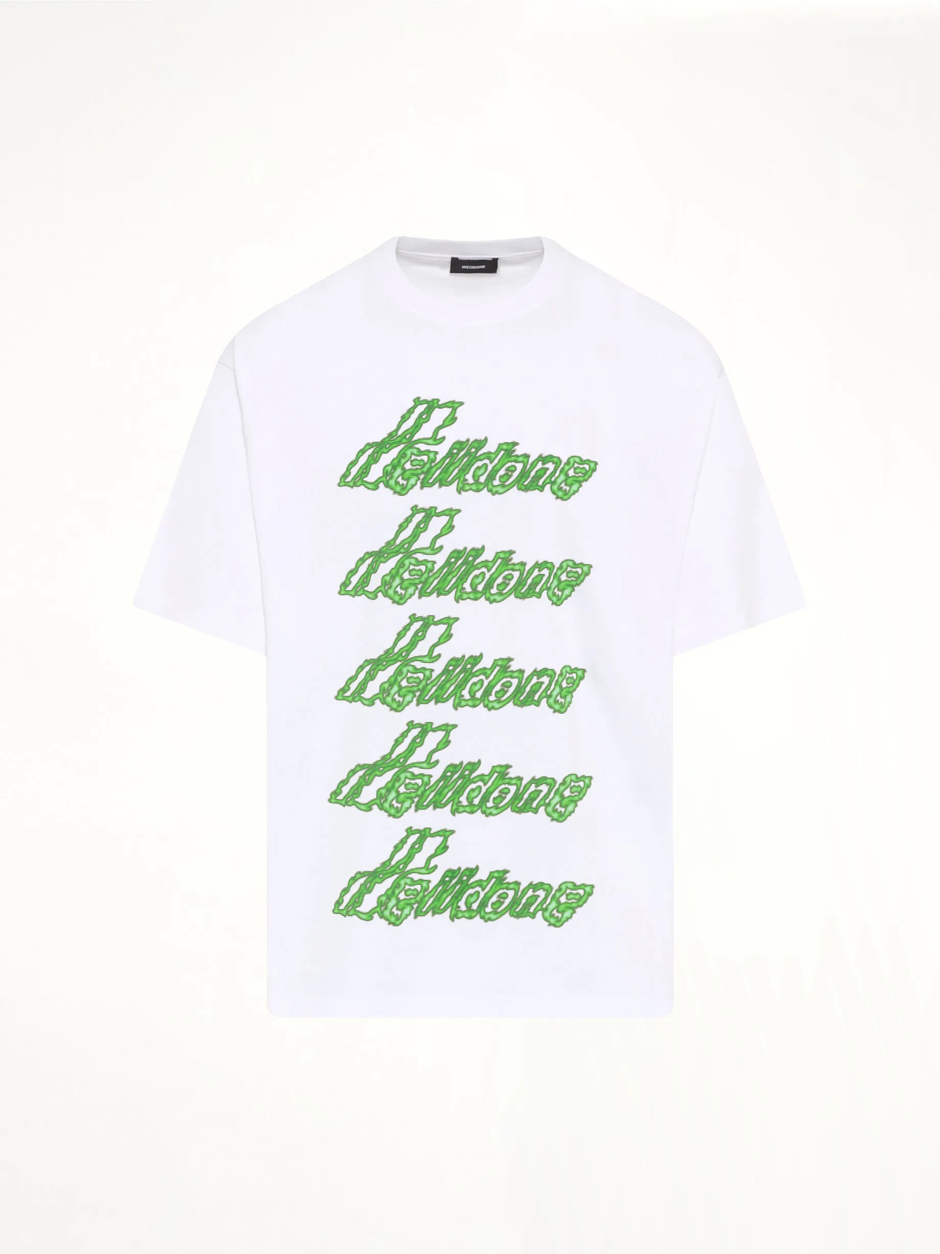 Multi-Logo T-Shirt in White/Green sold by MARAIS product image thumbnail 2