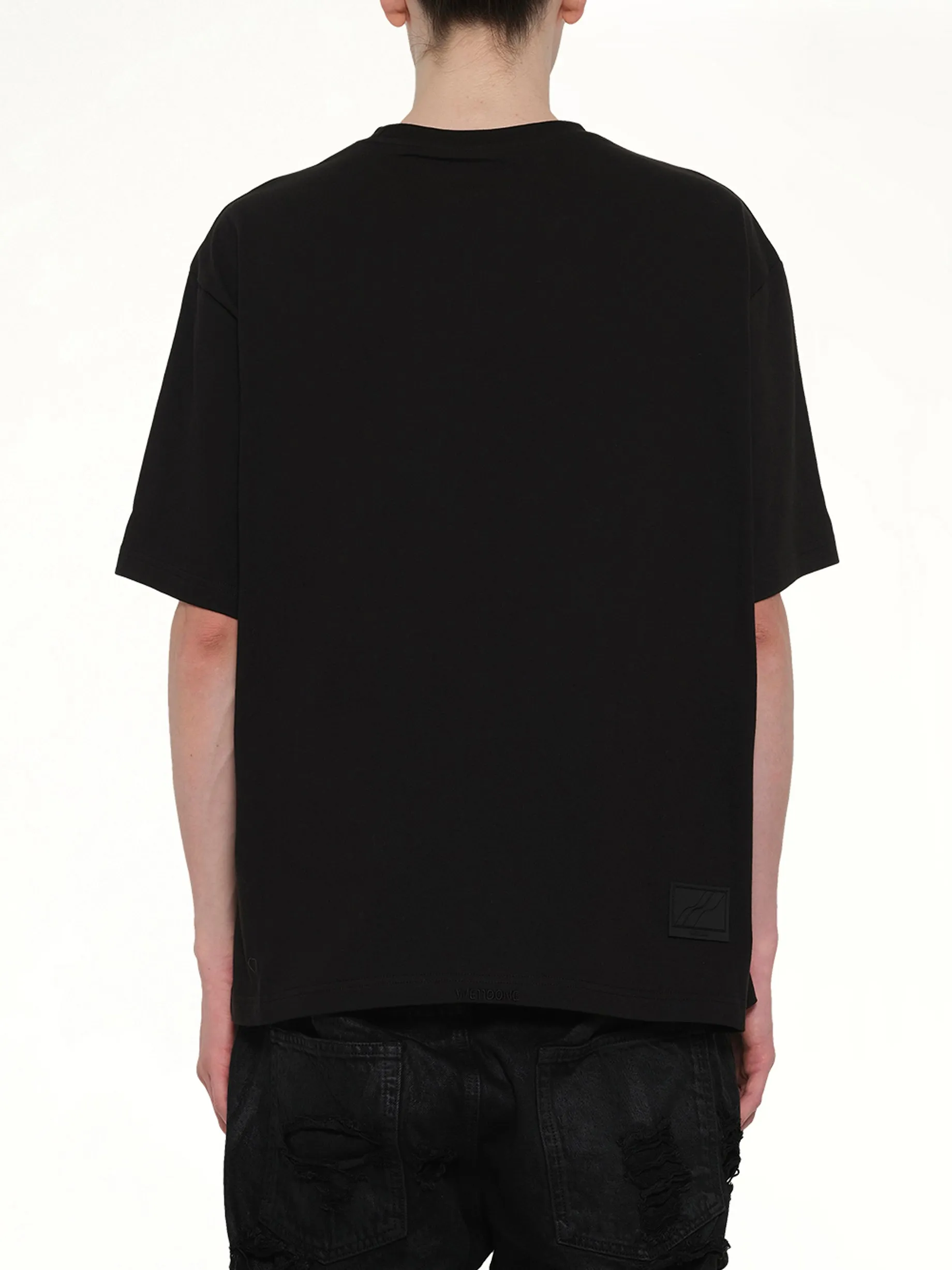 Logo Loose-Fit T-Shirt in Black sold by MARAIS product image thumbnail 5