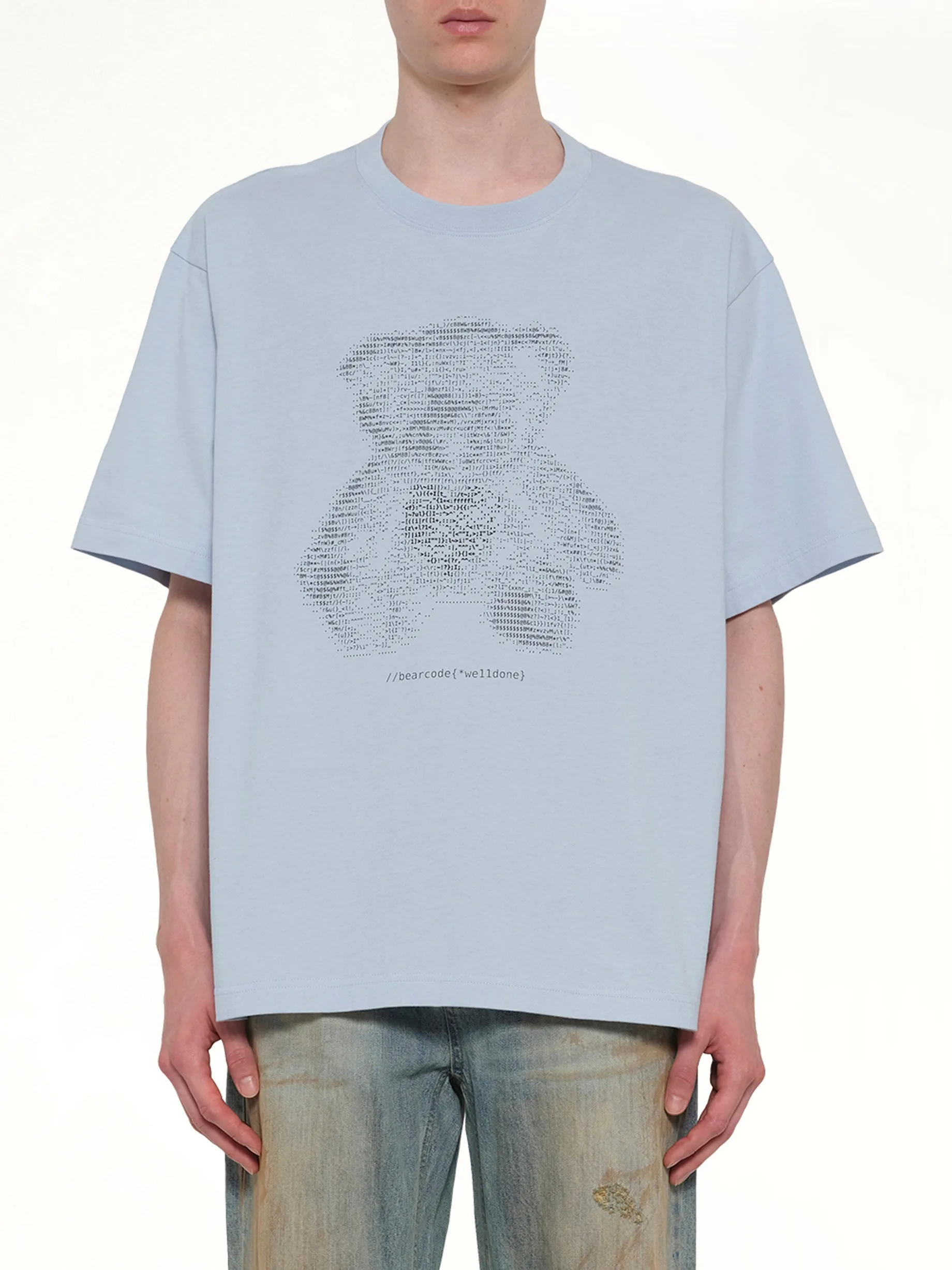 Coding Teddy T-Shirt in Sky sold by MARAIS