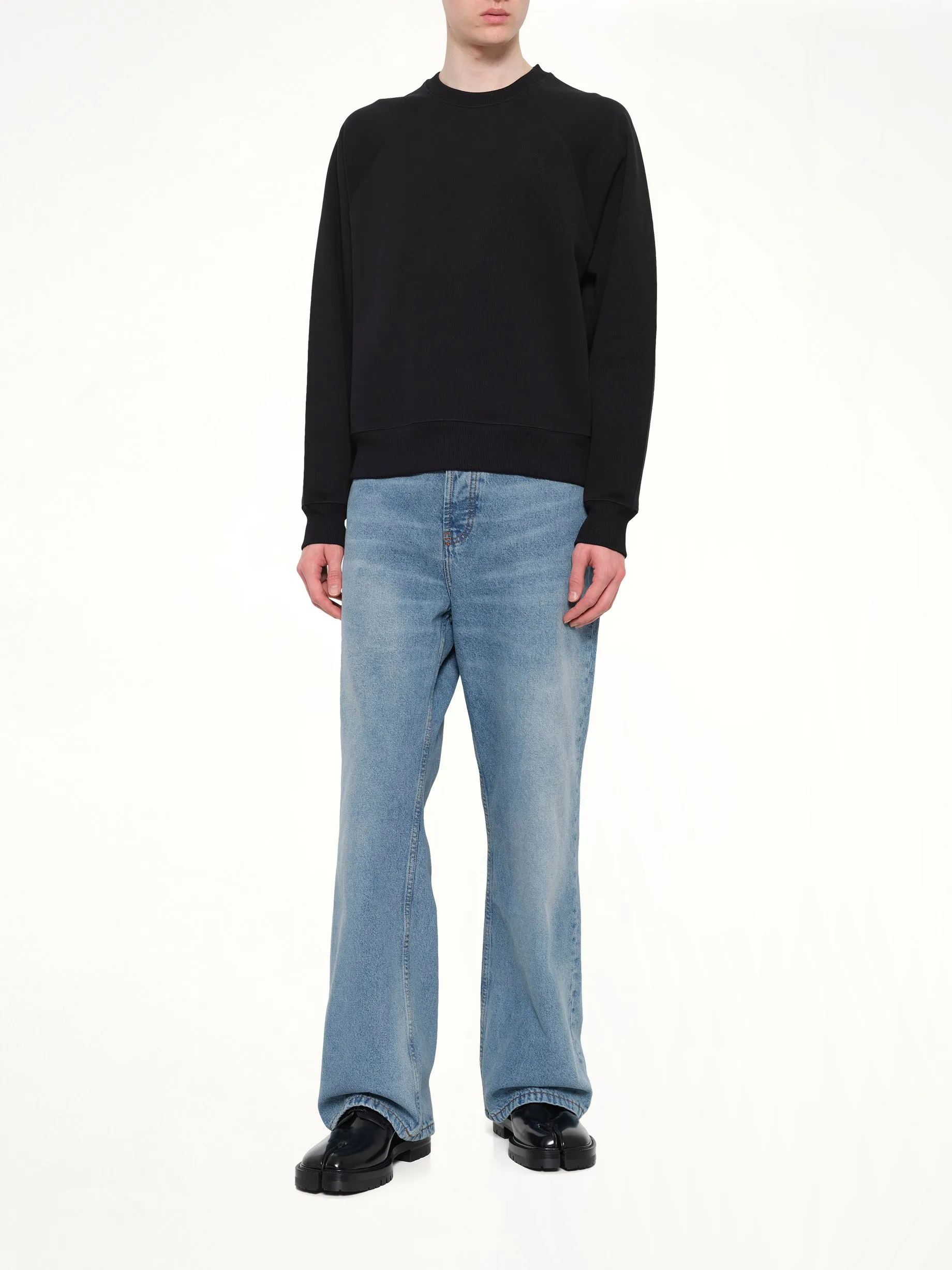 Small Embossed ADC Sweatshirt in Black sold by MARAIS product image thumbnail 4