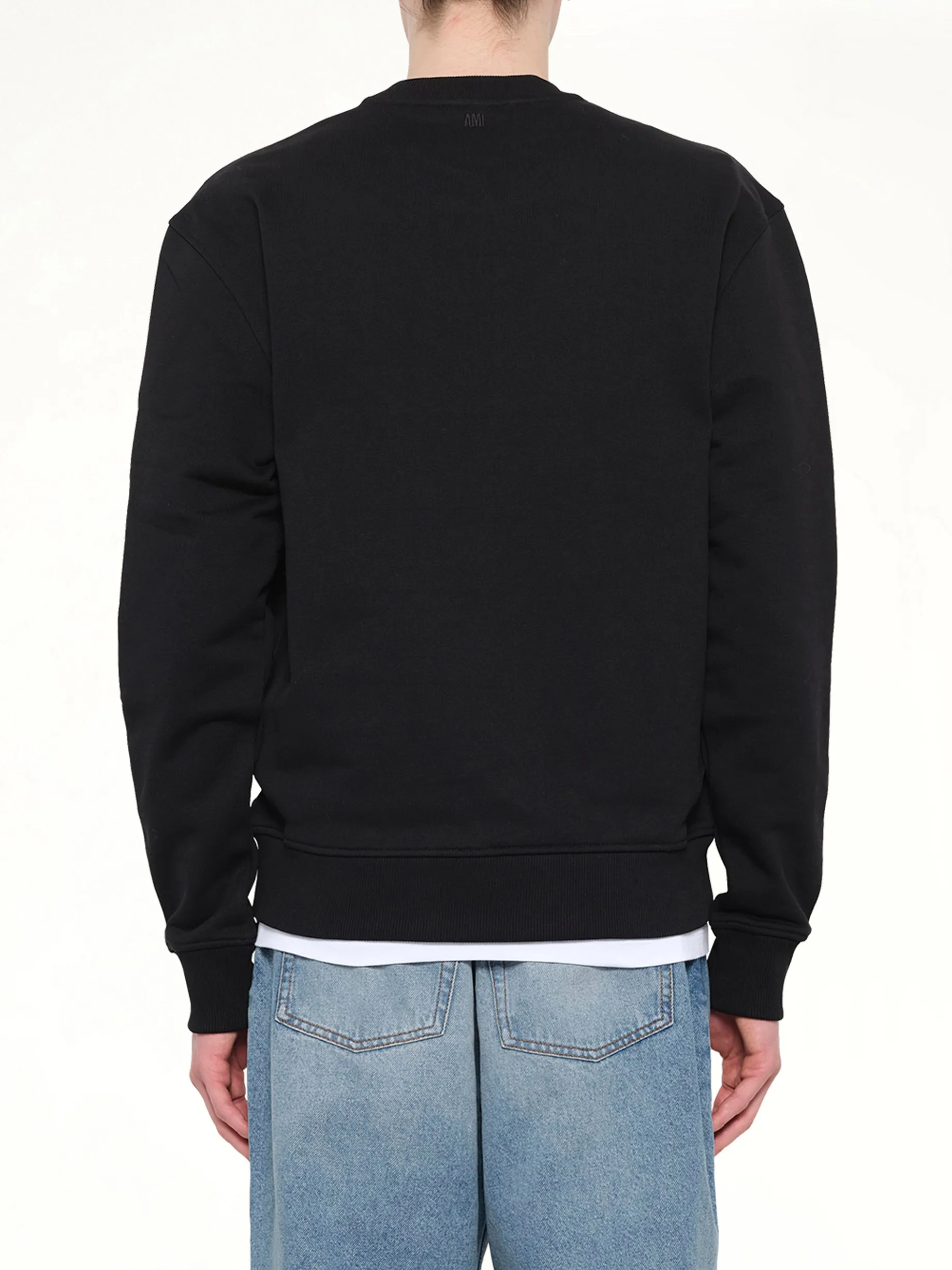 Red Ami De Coeur Sweatshirt in Black sold by MARAIS product image thumbnail 5