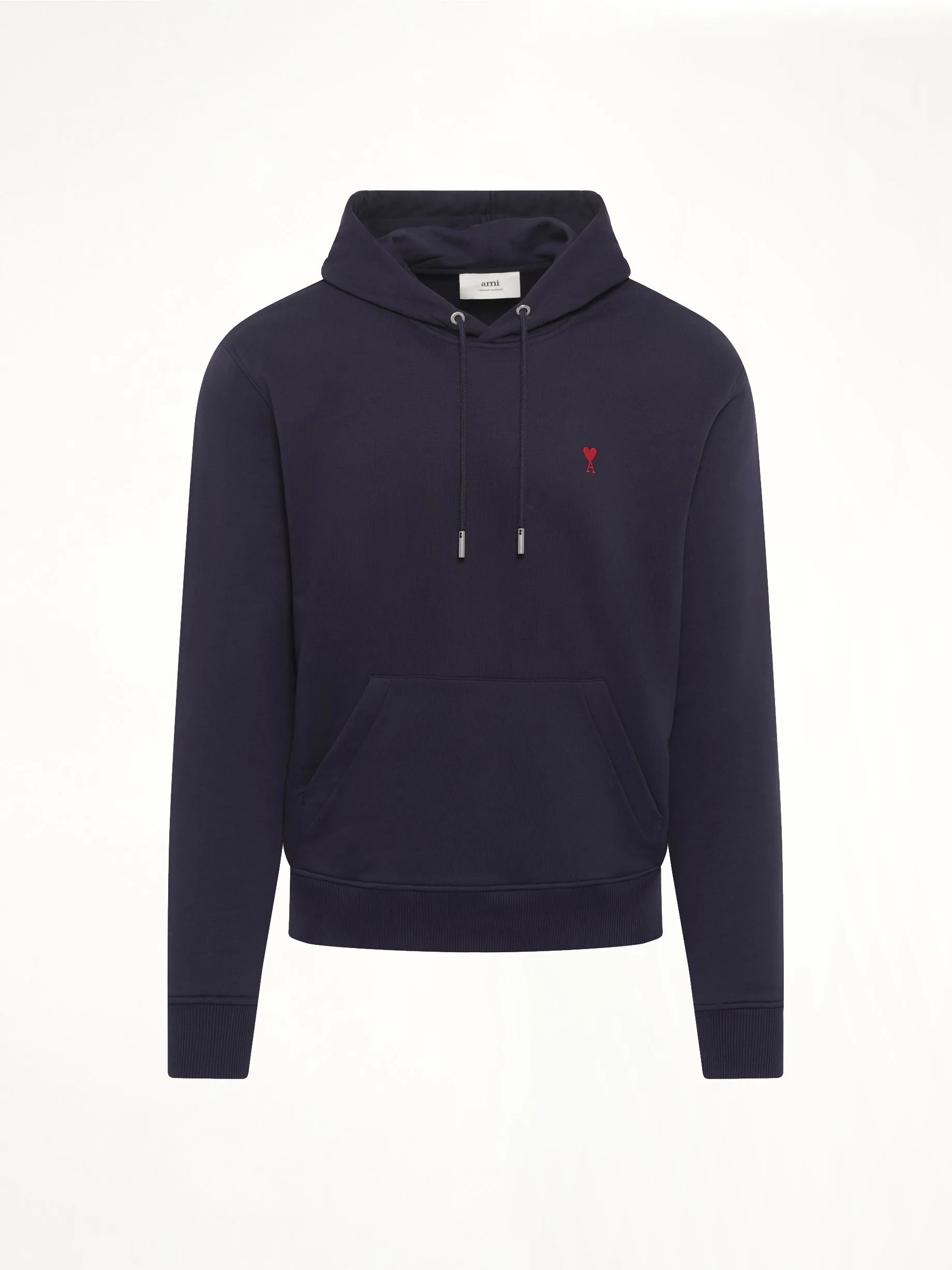 Red Ami De Coeur Hoodie in Navy sold by MARAIS product image thumbnail 2