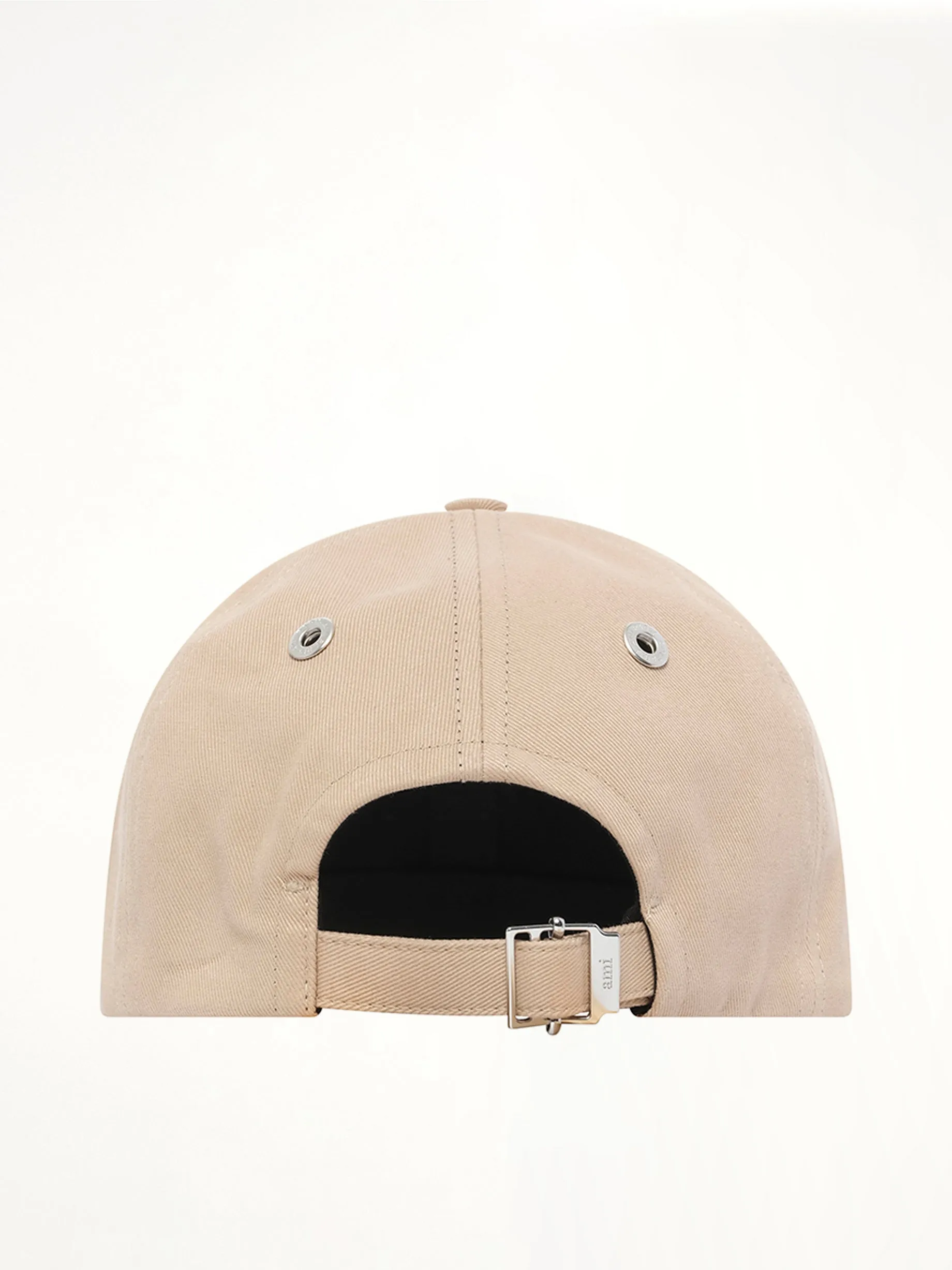 Red Ami De Coeur Embroidery Cap in Beige Taupe sold by MARAIS product image thumbnail 3