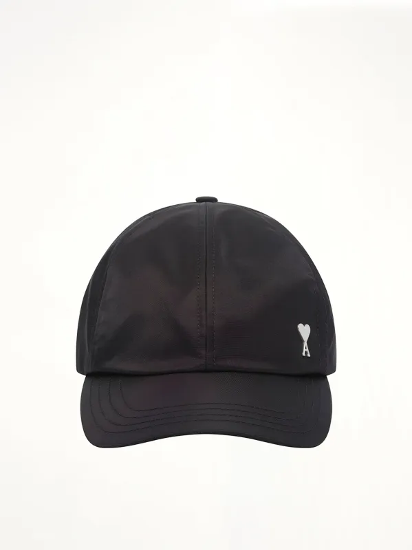 Ami De Coeur Stud Cap in Black sold by MARAIS