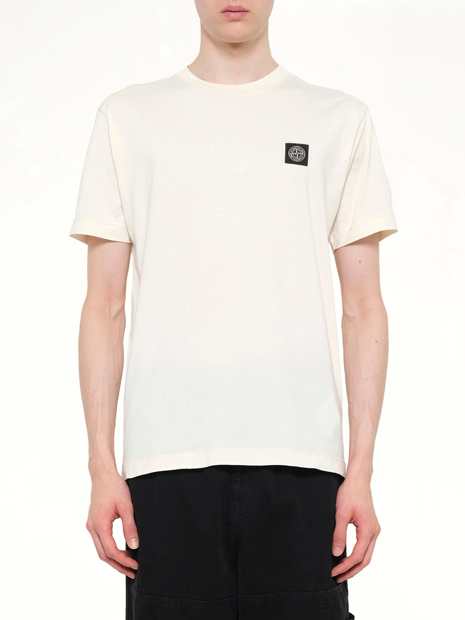 2100027 SS T-Shirt in Ivory sold by MARAIS