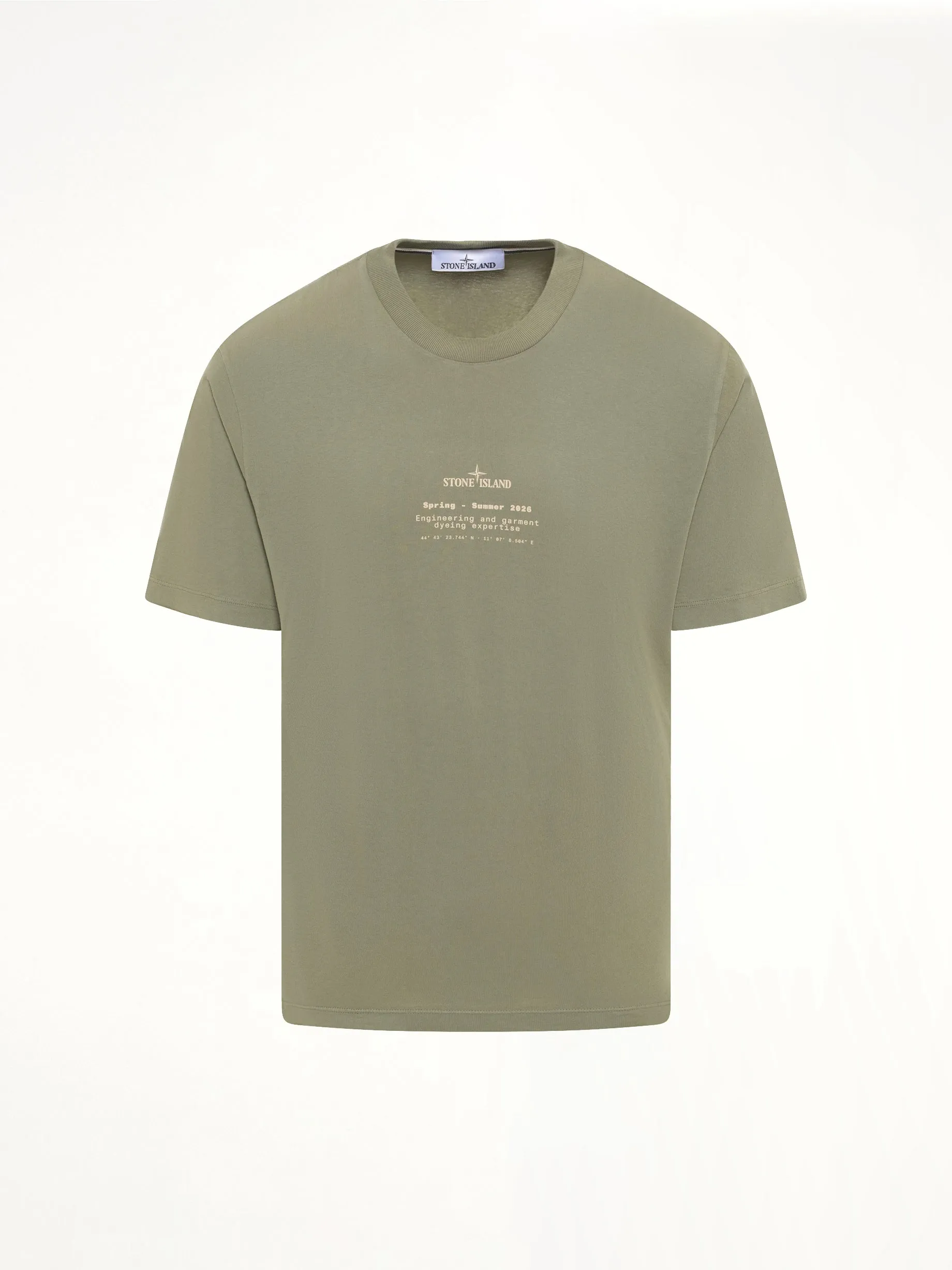 2100001 SS T-Shirt in Military Green sold by MARAIS product image thumbnail 2