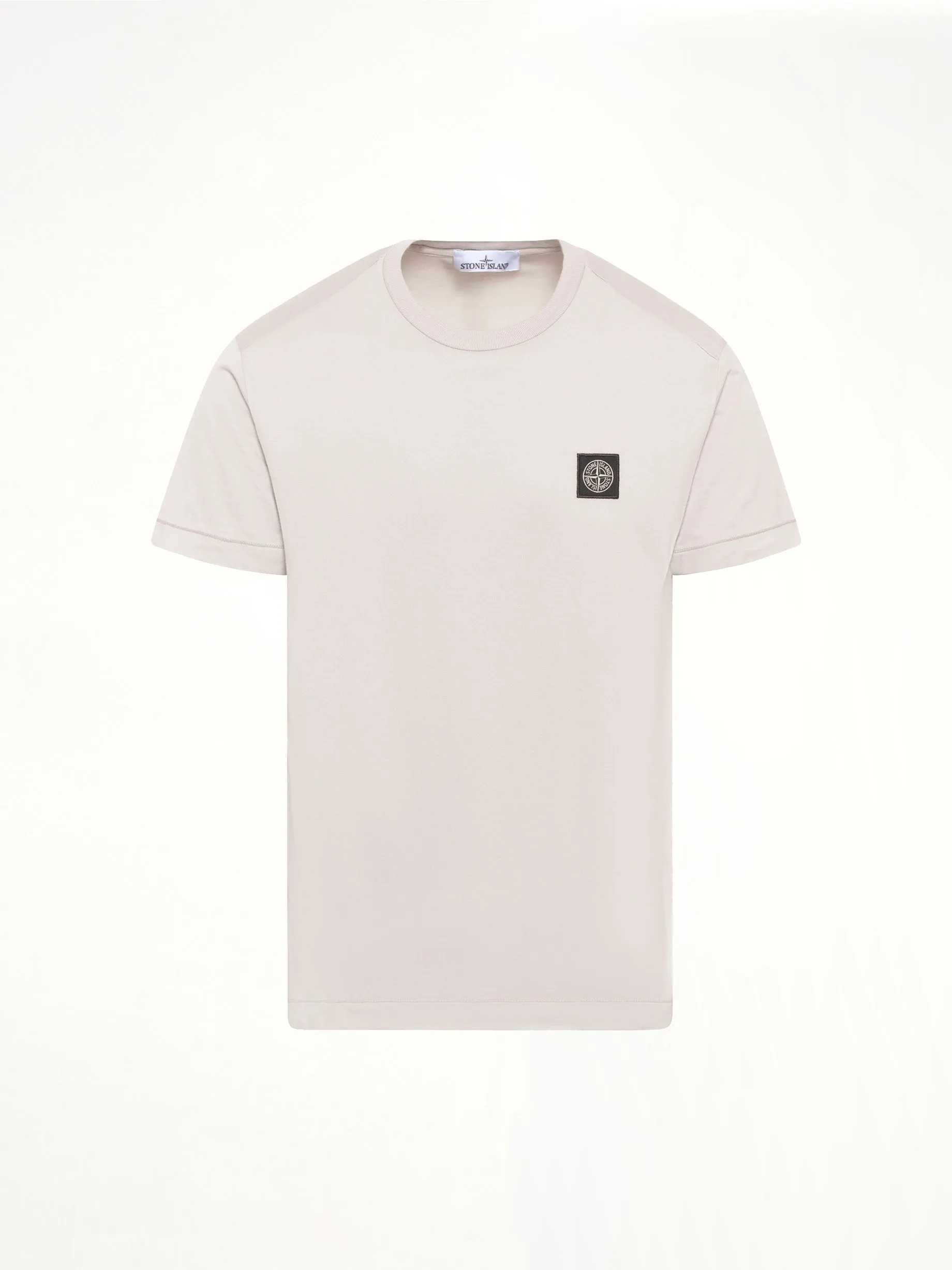 2100027 Logo Patch T-Shirt in Pearl Grey sold by MARAIS product image thumbnail 2