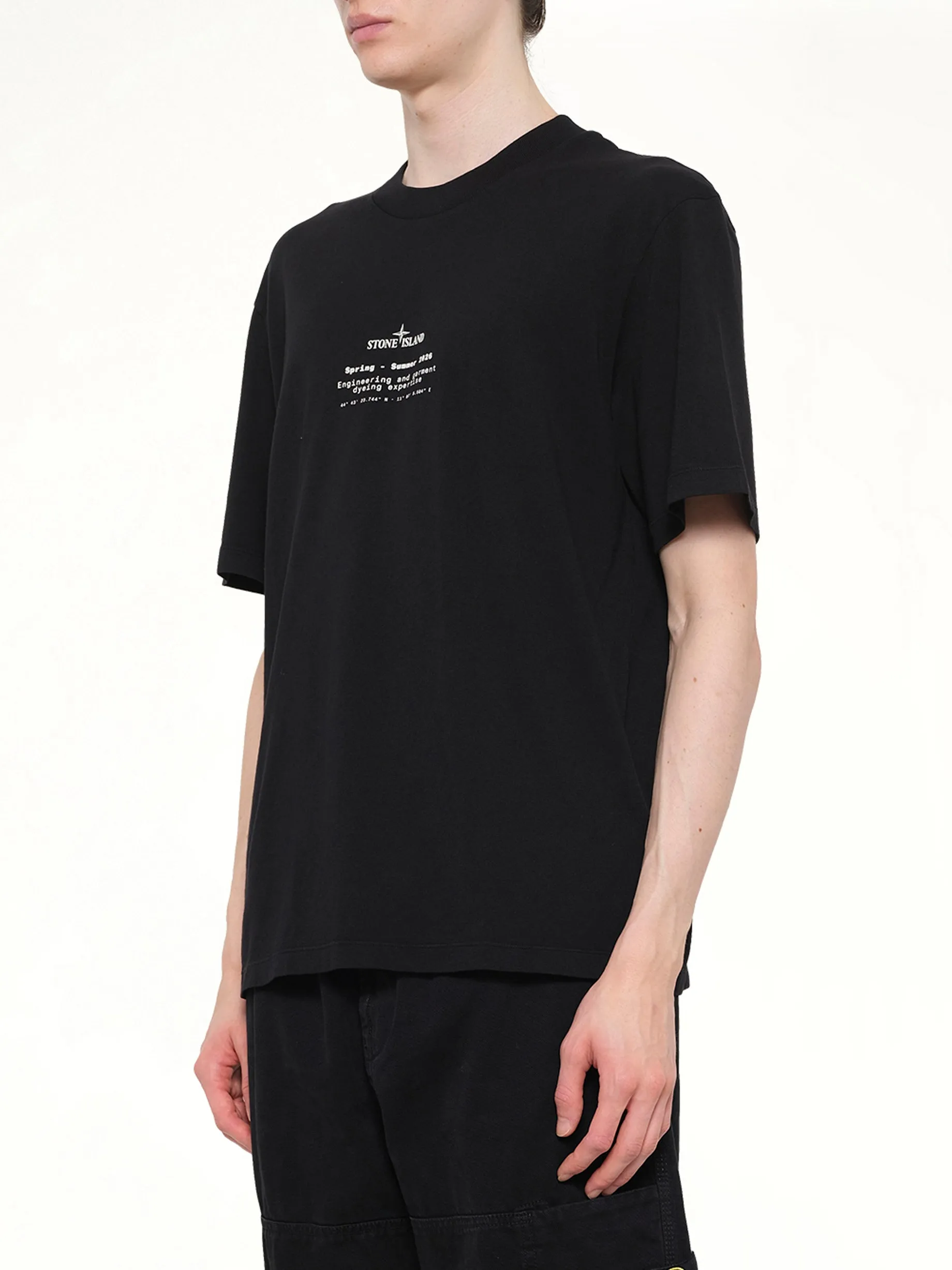 2100001 SS26 T-Shirt in Black sold by MARAIS product image thumbnail 3