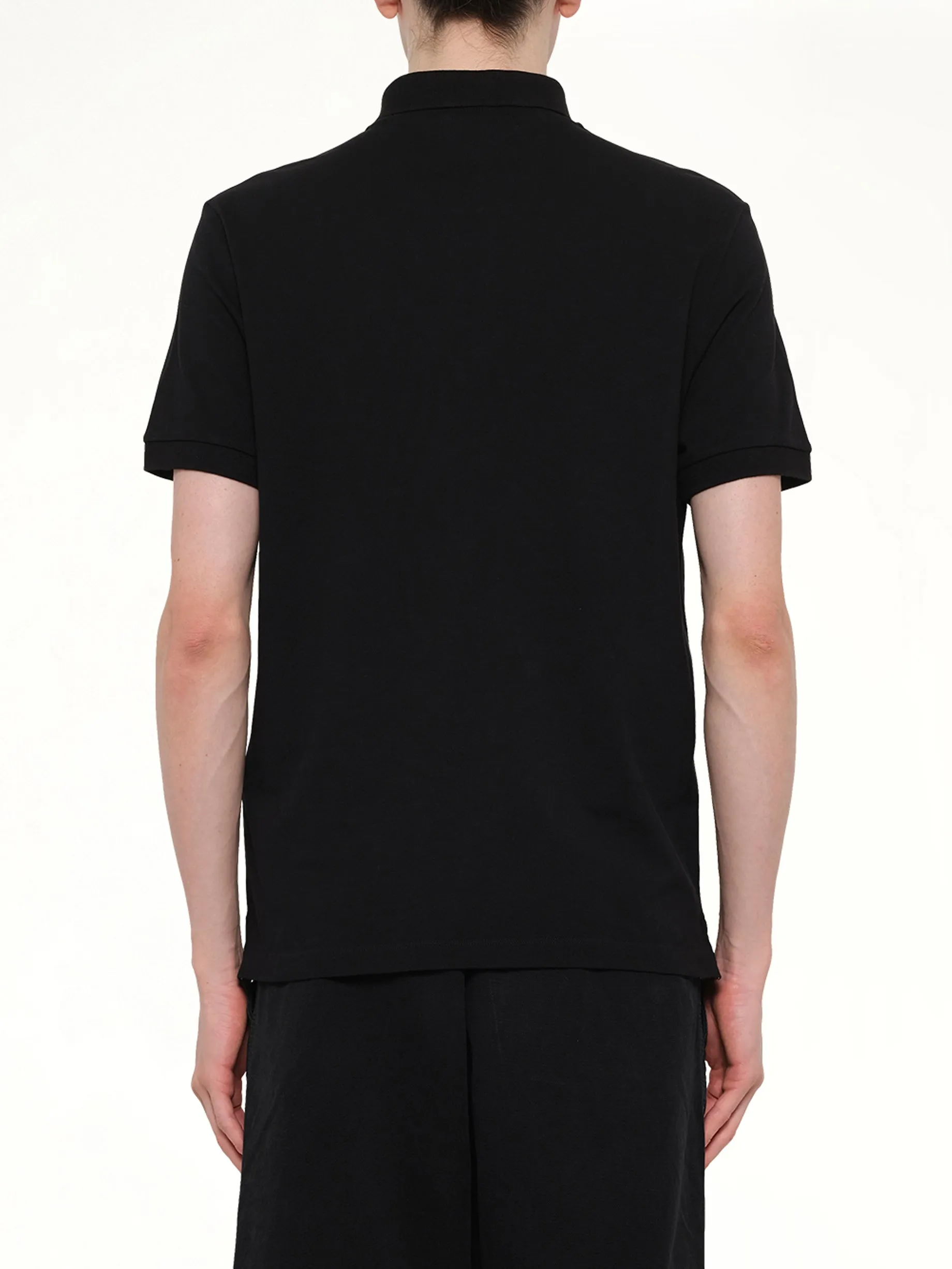 2200008 SS Polo in Black sold by MARAIS product image thumbnail 5