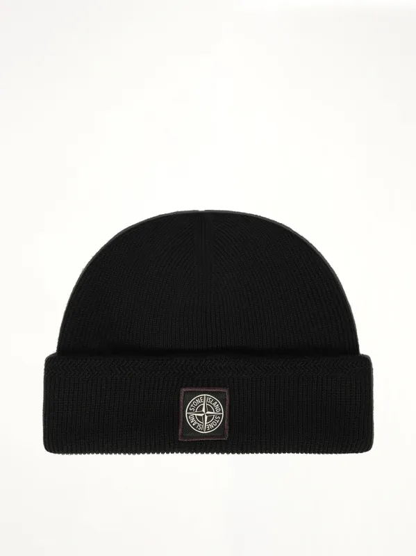 N100102 Beanie in Black sold by MARAIS