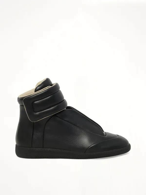 Future Mid-Top Sneaker in Black made by Maison Margiela