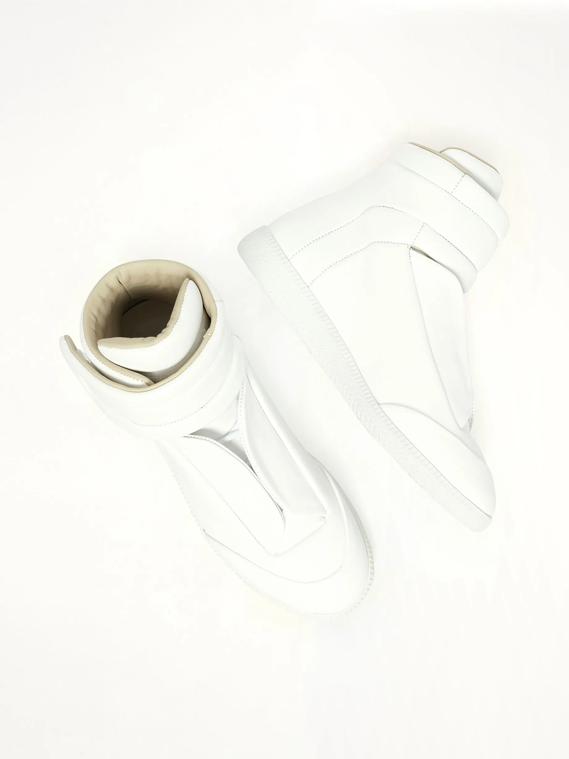 Future Mid-Top Sneaker in White sold by MARAIS product image thumbnail 4