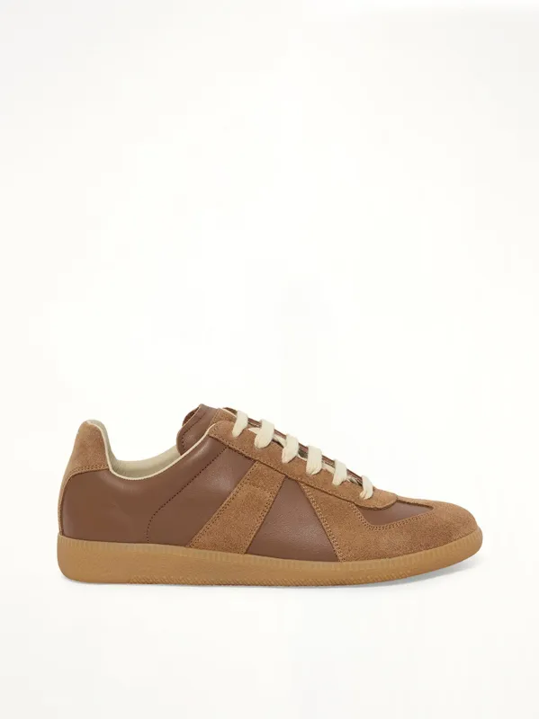 Replica Leather Sneaker in Emperador sold by MARAIS