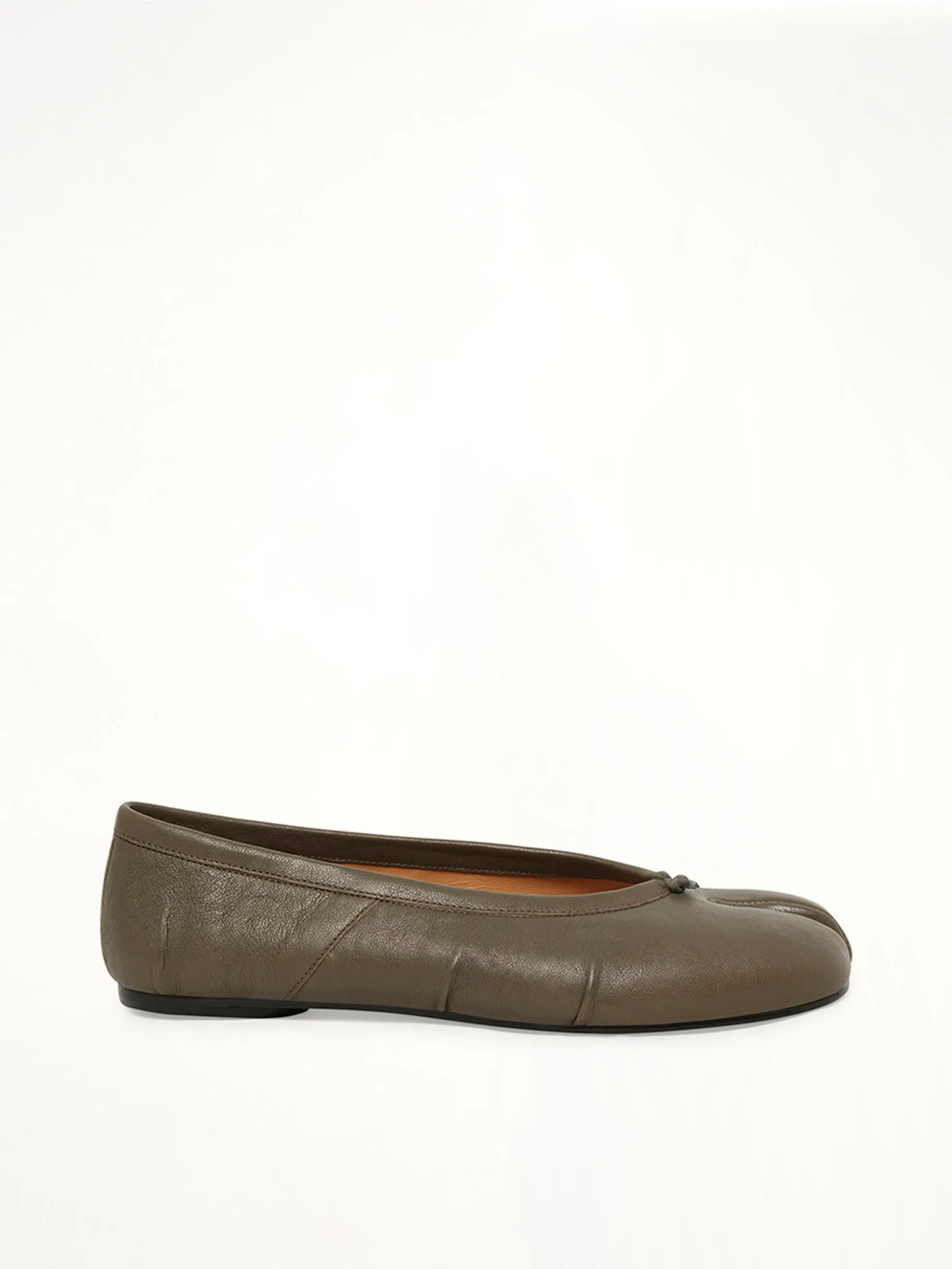 Tabi New Ballerina in Cold Brown sold by MARAIS