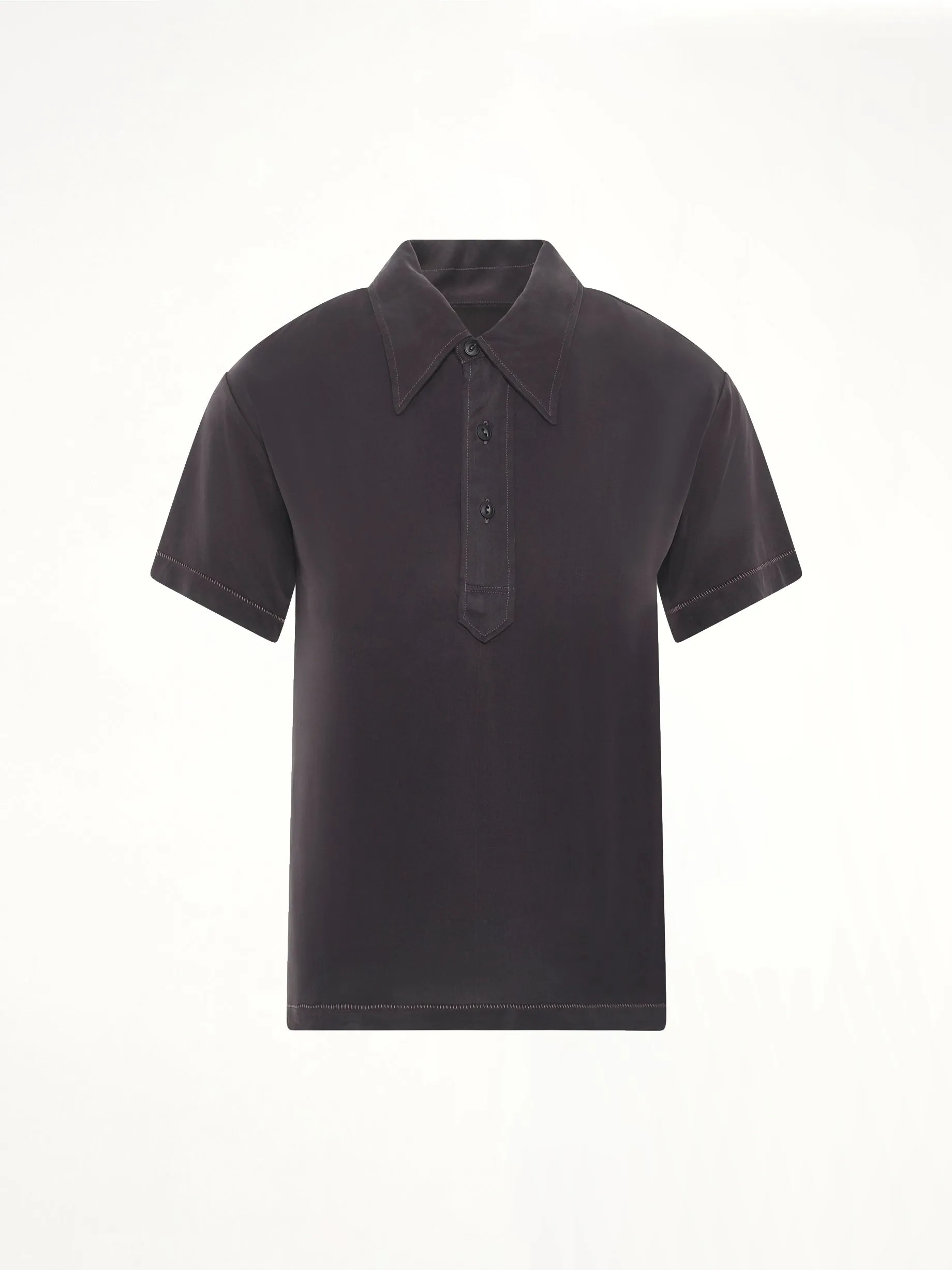 Polo Shirt in Black sold by MARAIS product image thumbnail 2