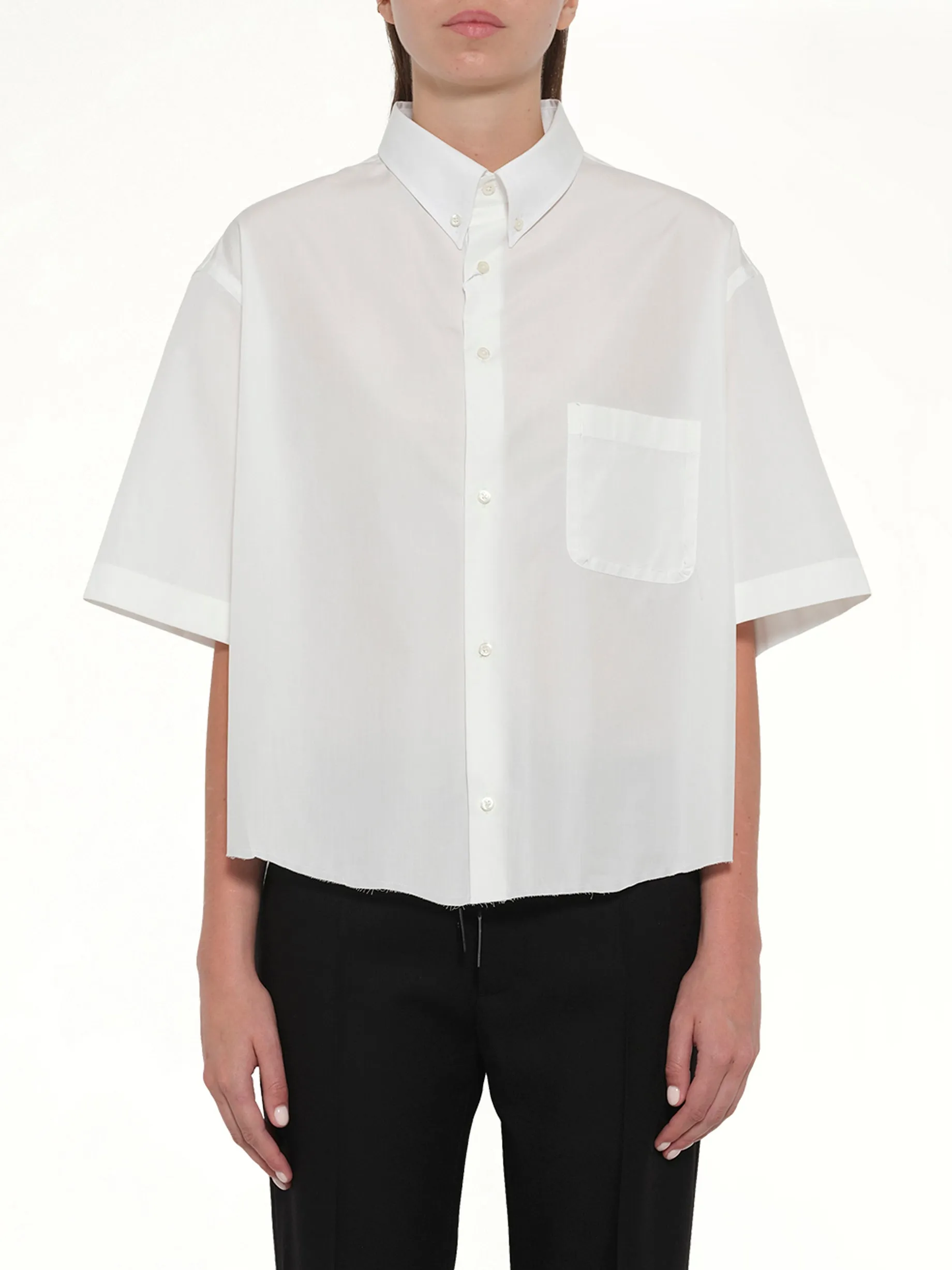 Short Sleeve Shirt in Off White sold by MARAIS