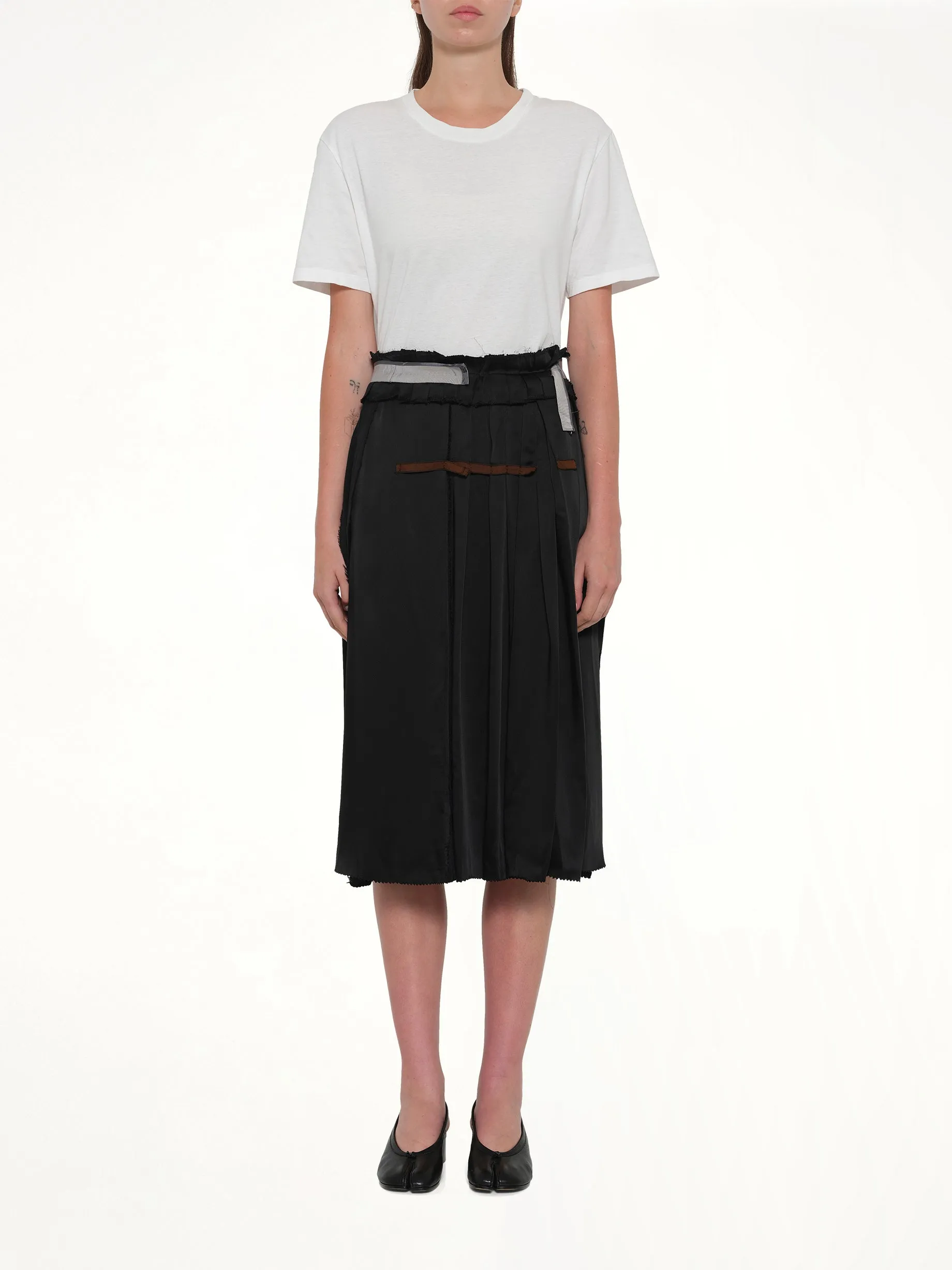Layered Skirt in Black sold by MARAIS product image thumbnail 5