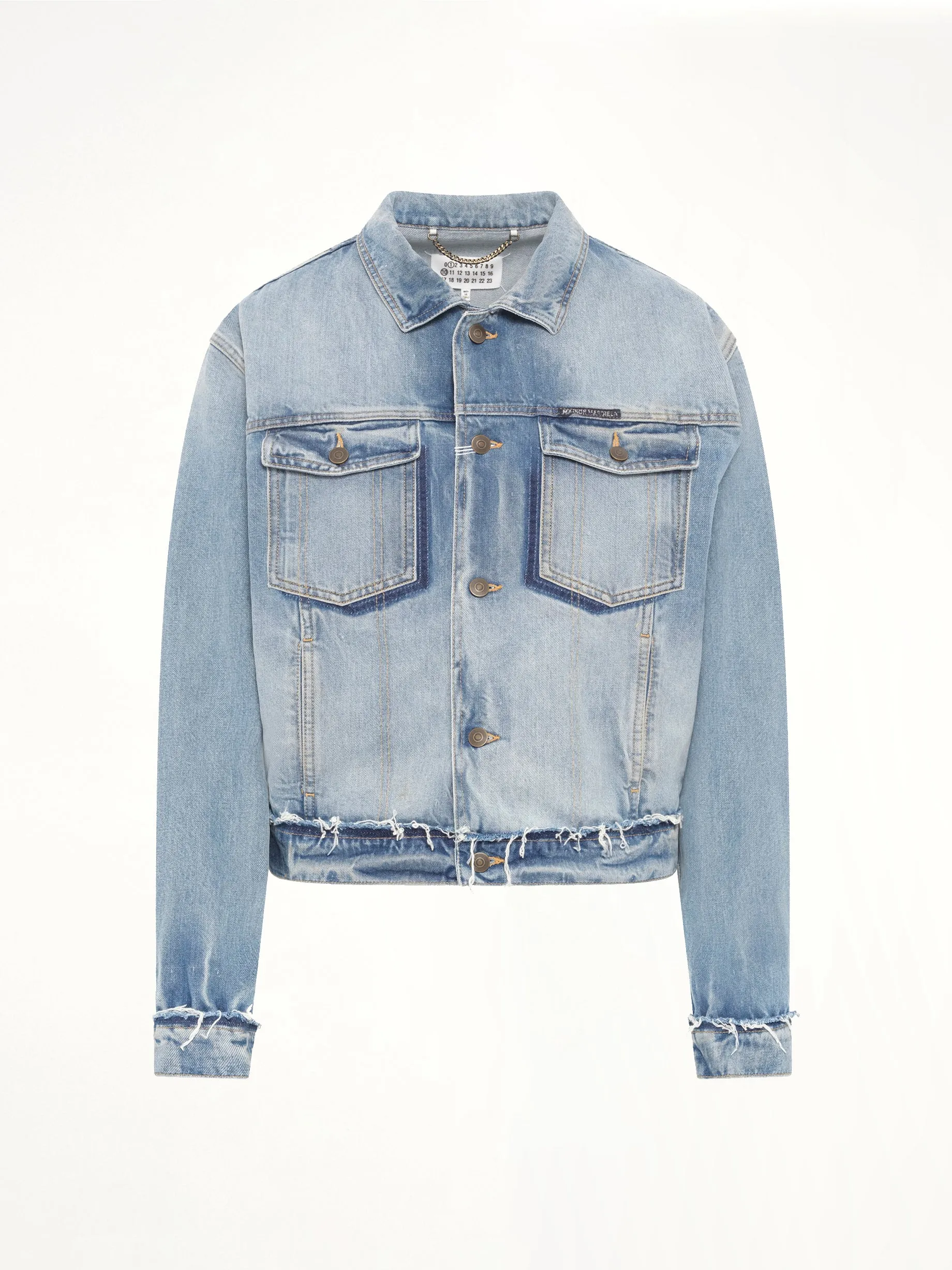 Denim Jacket in Light Blue Indigo sold by MARAIS product image thumbnail 2