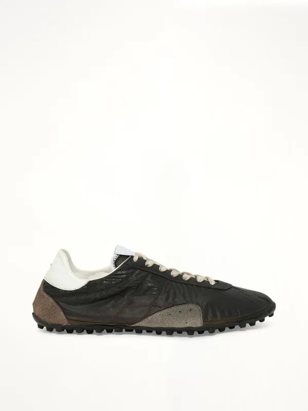 Sprinters Low Sneaker in Dusty Green/Black made by Maison Margiela