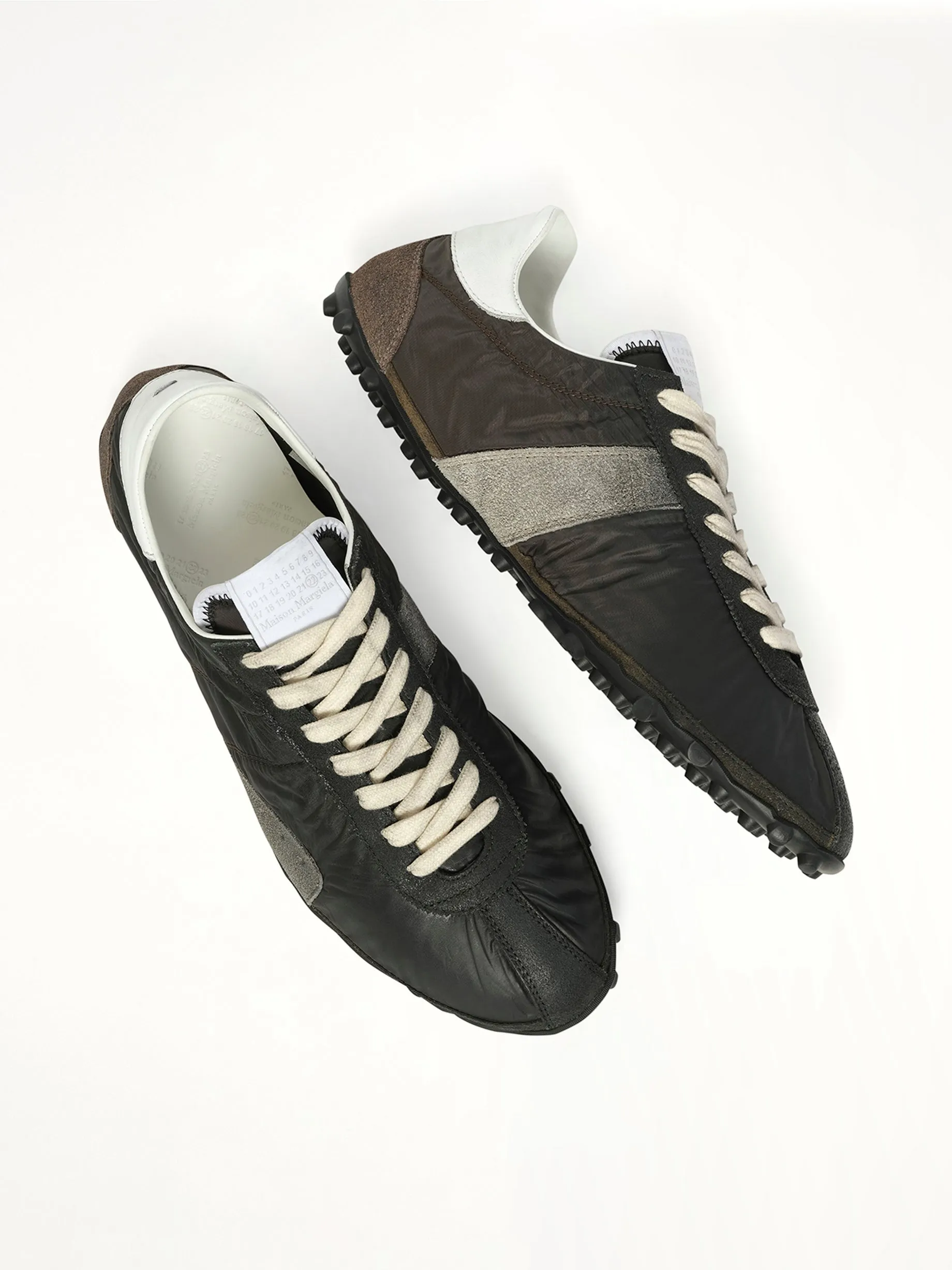 Sprinters Low Sneaker in Dusty Green/Black sold by MARAIS product image thumbnail 4