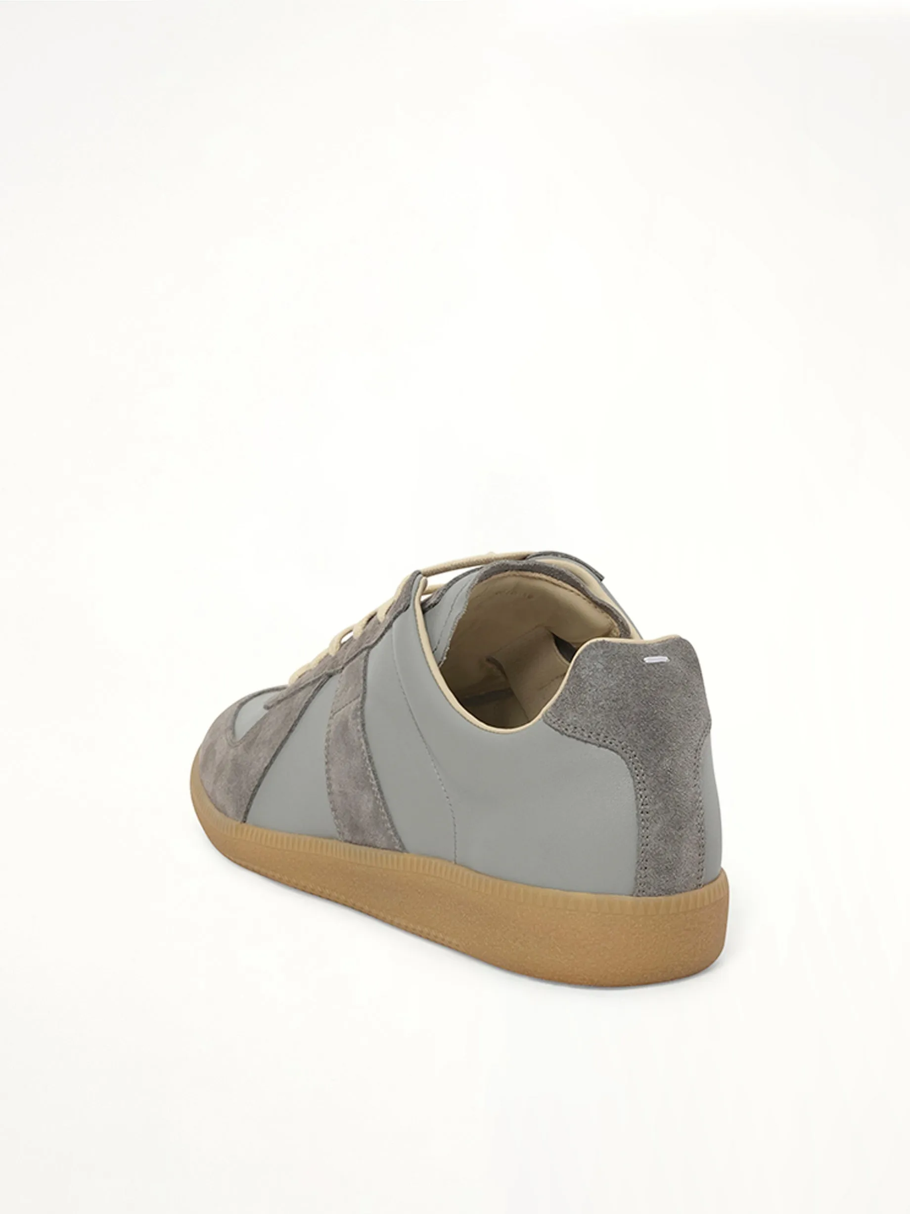 Replica Leather Sneaker in Ghost Gray sold by MARAIS product image thumbnail 3