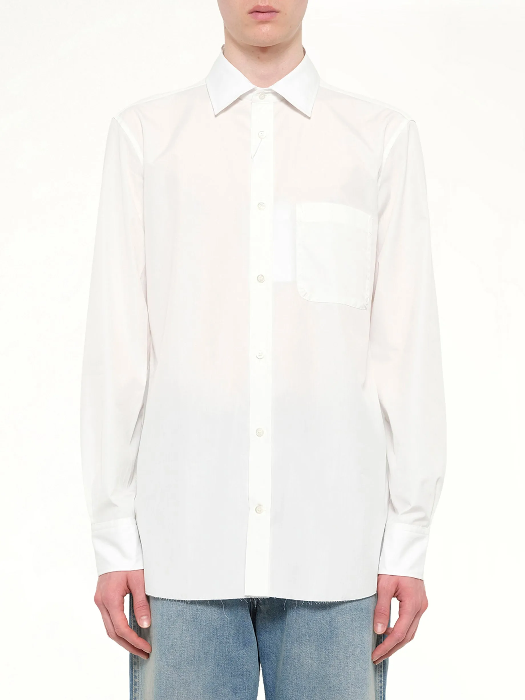 Long Sleeve Shirt in Off White sold by MARAIS