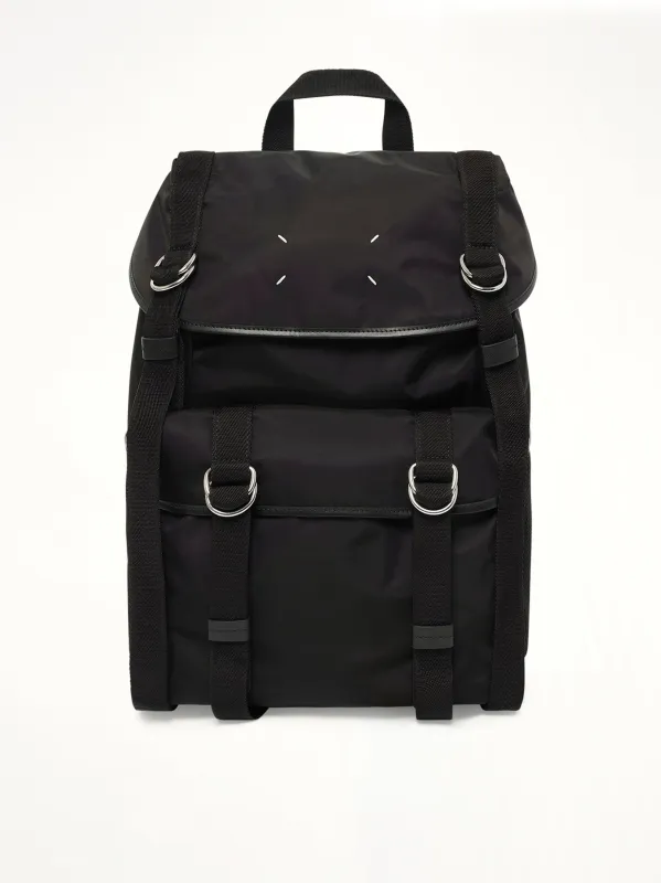 High Tech Medium Backpack in Black made by Maison Margiela