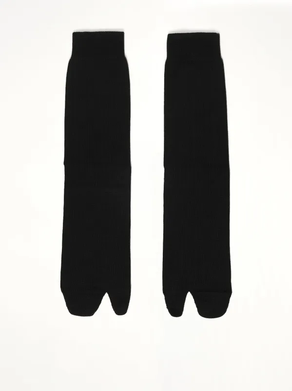 Tabi Bootleg in Black made by Maison Margiela