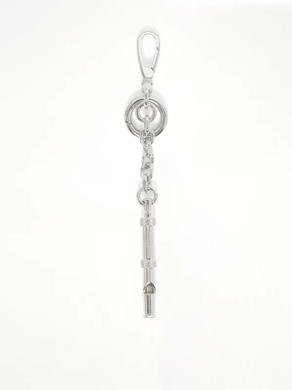 Dog Whistle Keychain in Silver sold by MARAIS