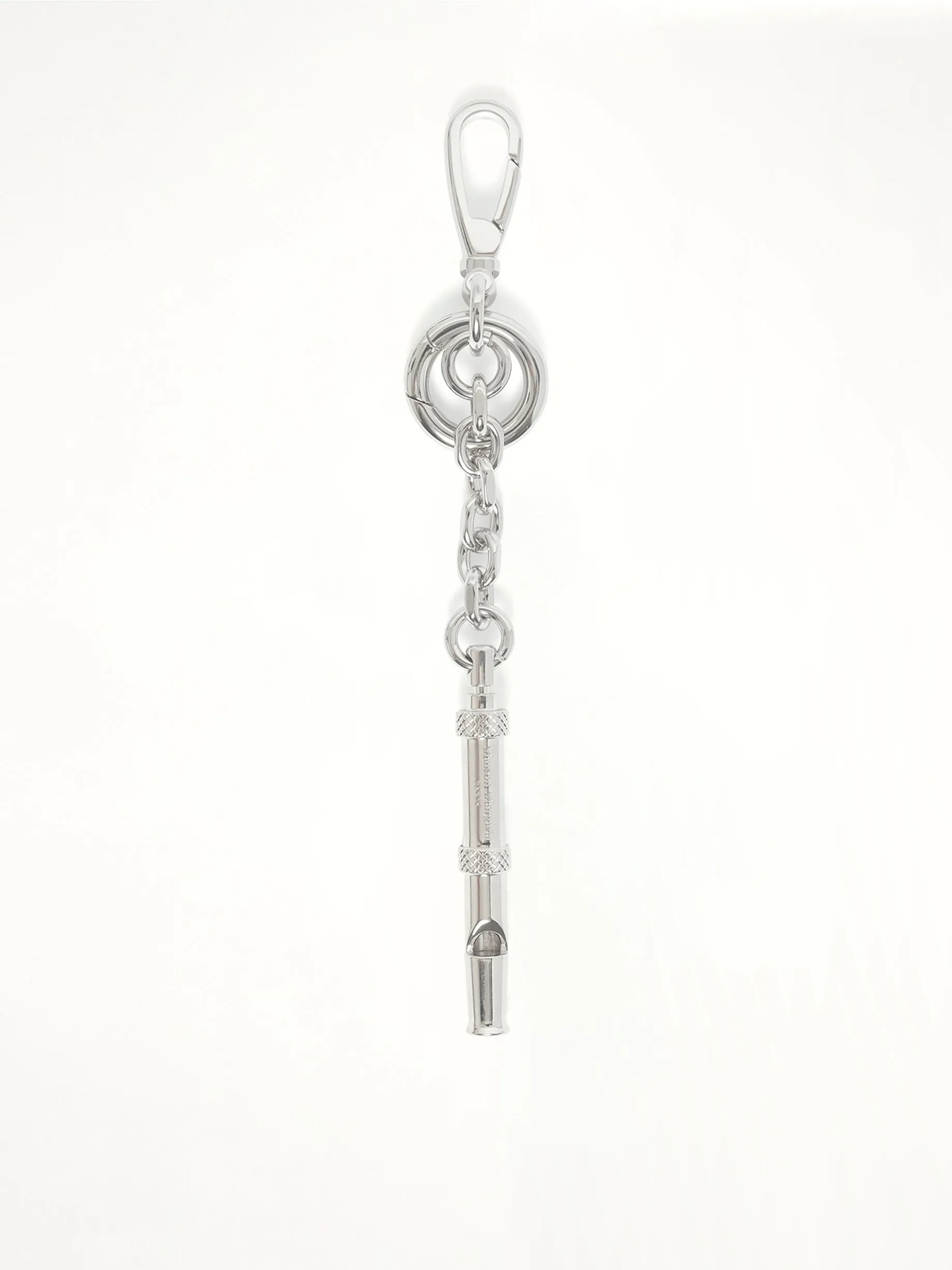 Dog Whistle Keychain in Silver sold by MARAIS