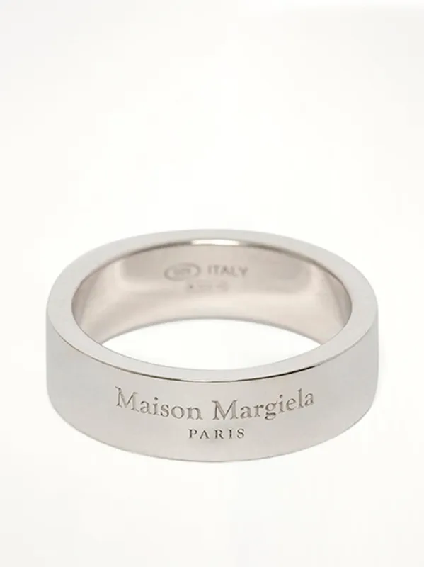 Logo Reference Ring 6.5mm in Silver sold by MARAIS