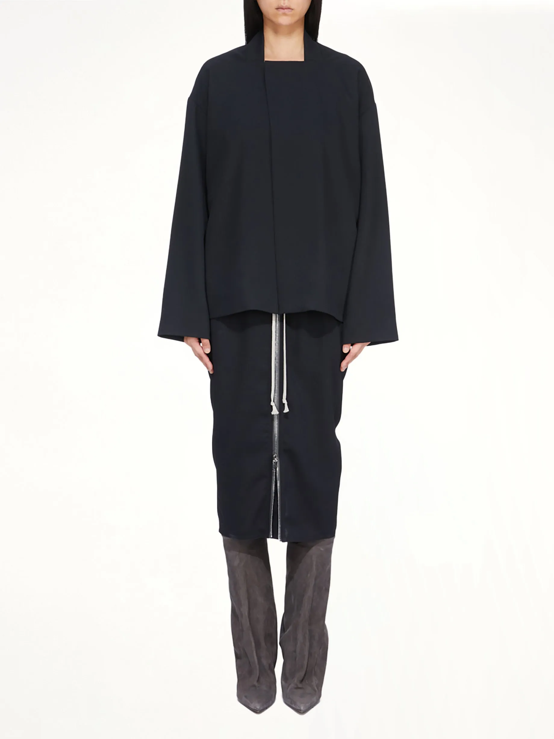 Zipped Short Pillar in Black sold by MARAIS product image thumbnail 4