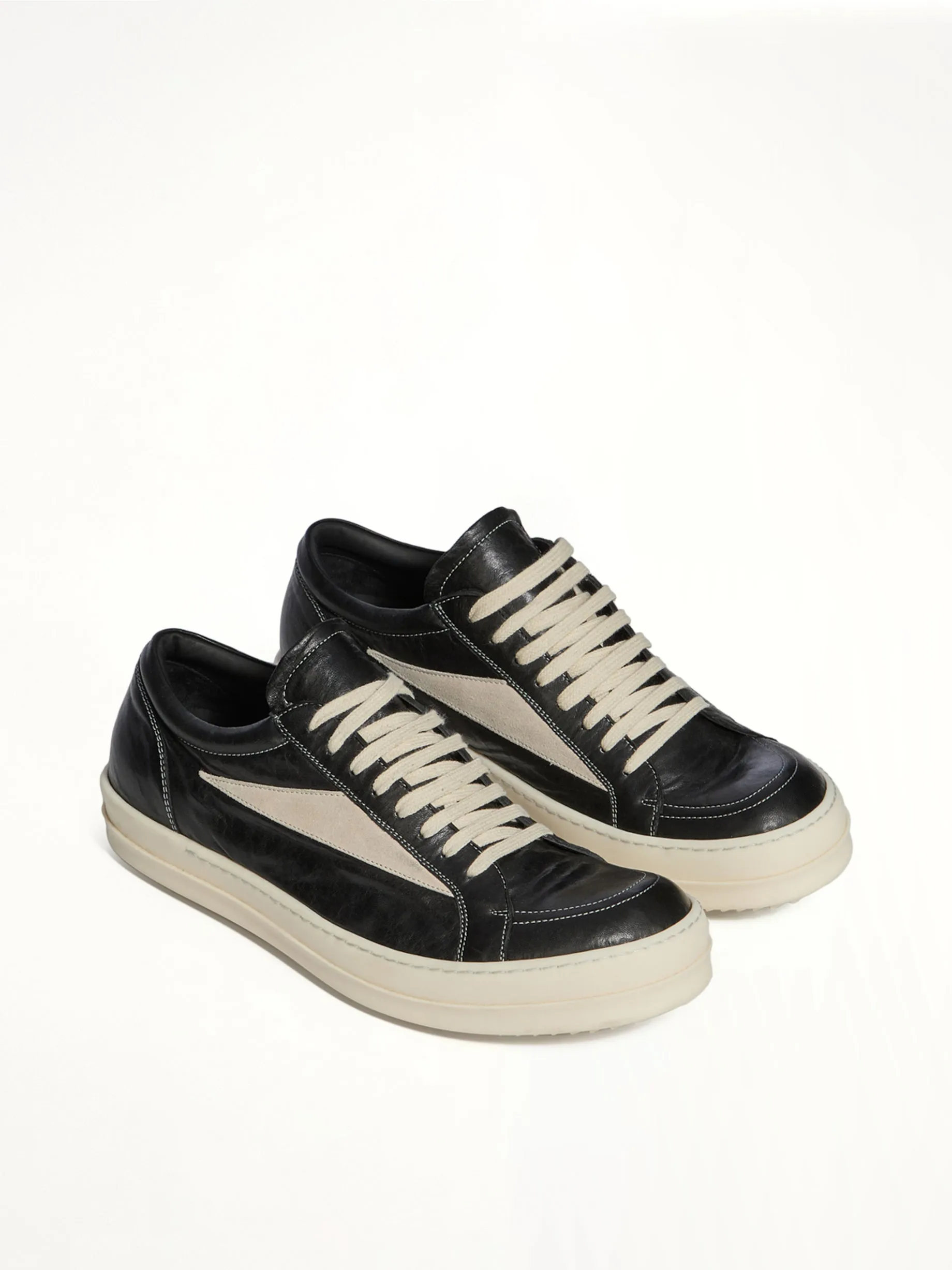 Vintage Lamb Sneaks in Black/Milk sold by MARAIS product image thumbnail 4