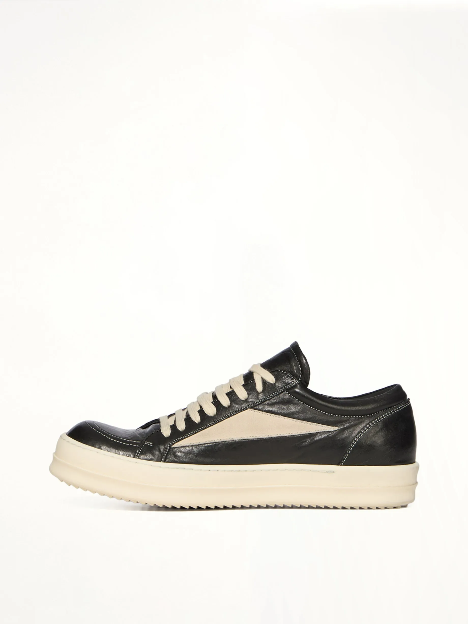 Vintage Lamb Sneaks in Black/Milk sold by MARAIS product image thumbnail 3