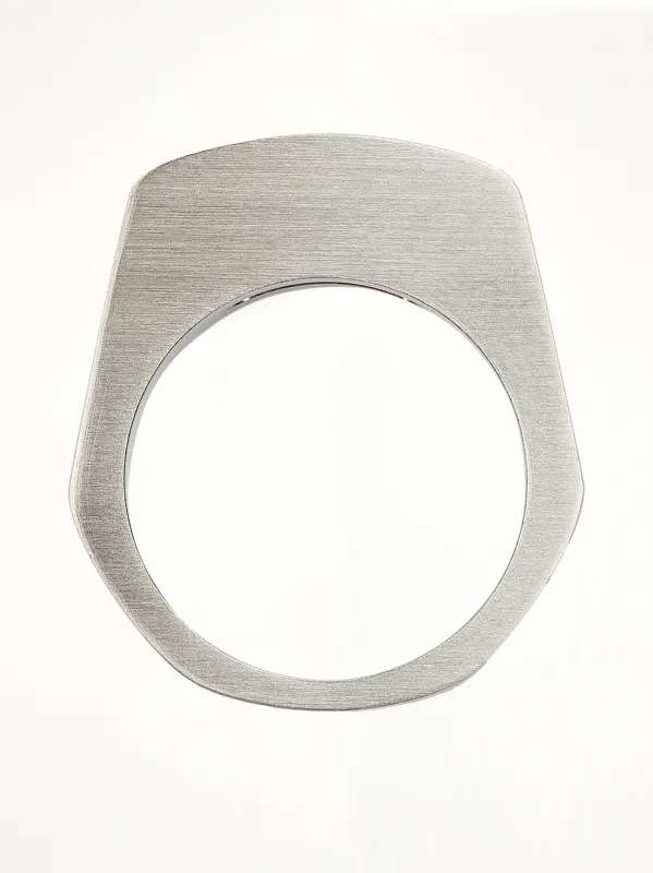 Grill Hollywood Ring in Silver made by Rick Owens