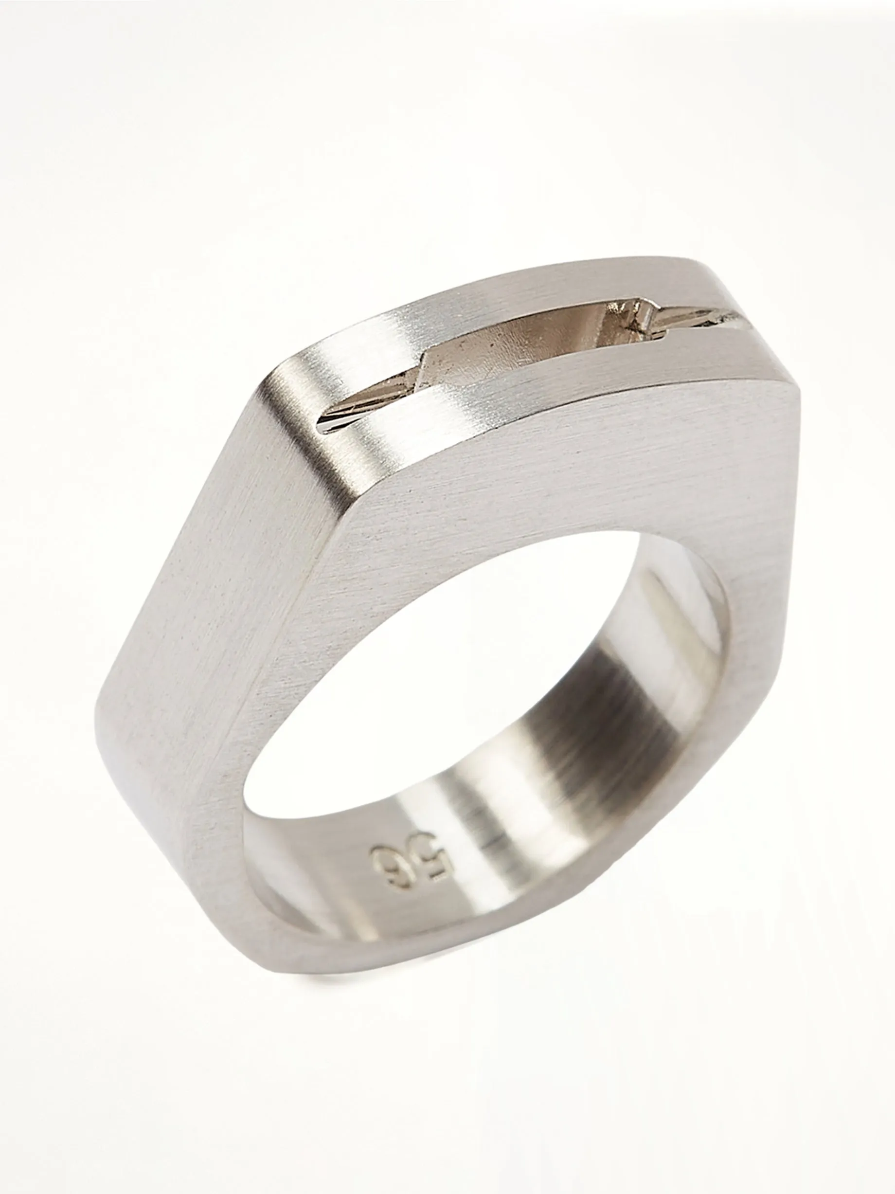 Grill Hollywood Ring in Silver sold by MARAIS product image thumbnail 3