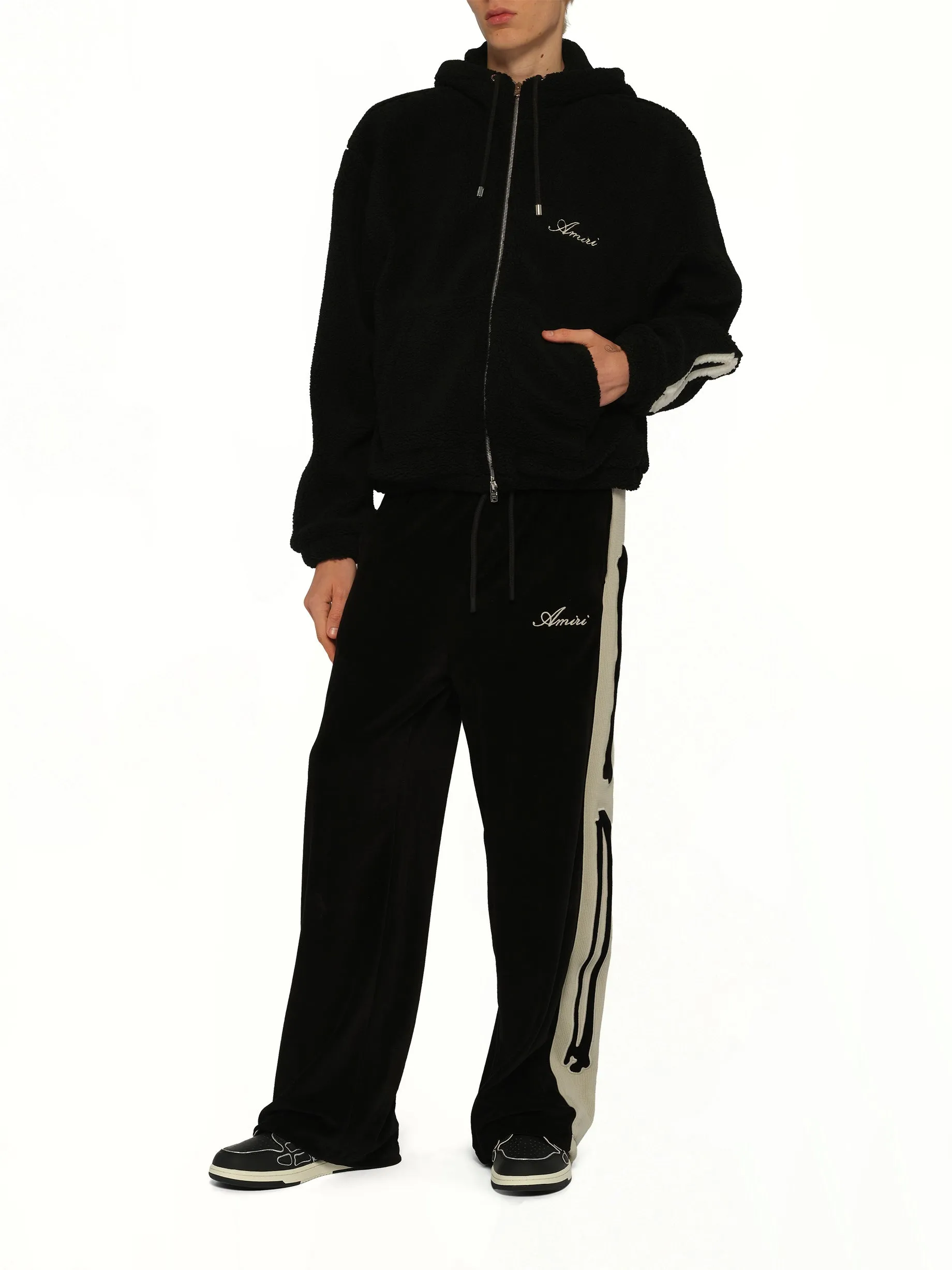 Bones Track Pant in Black sold by MARAIS product image thumbnail 4