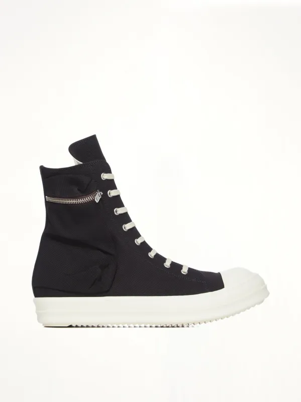 Cargo Sneaks in Black/Milk sold by MARAIS