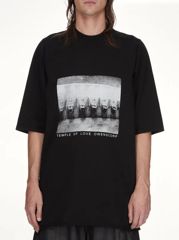Urinal Jumbo SS T-Shirt in Black/Milk made by MARAIS